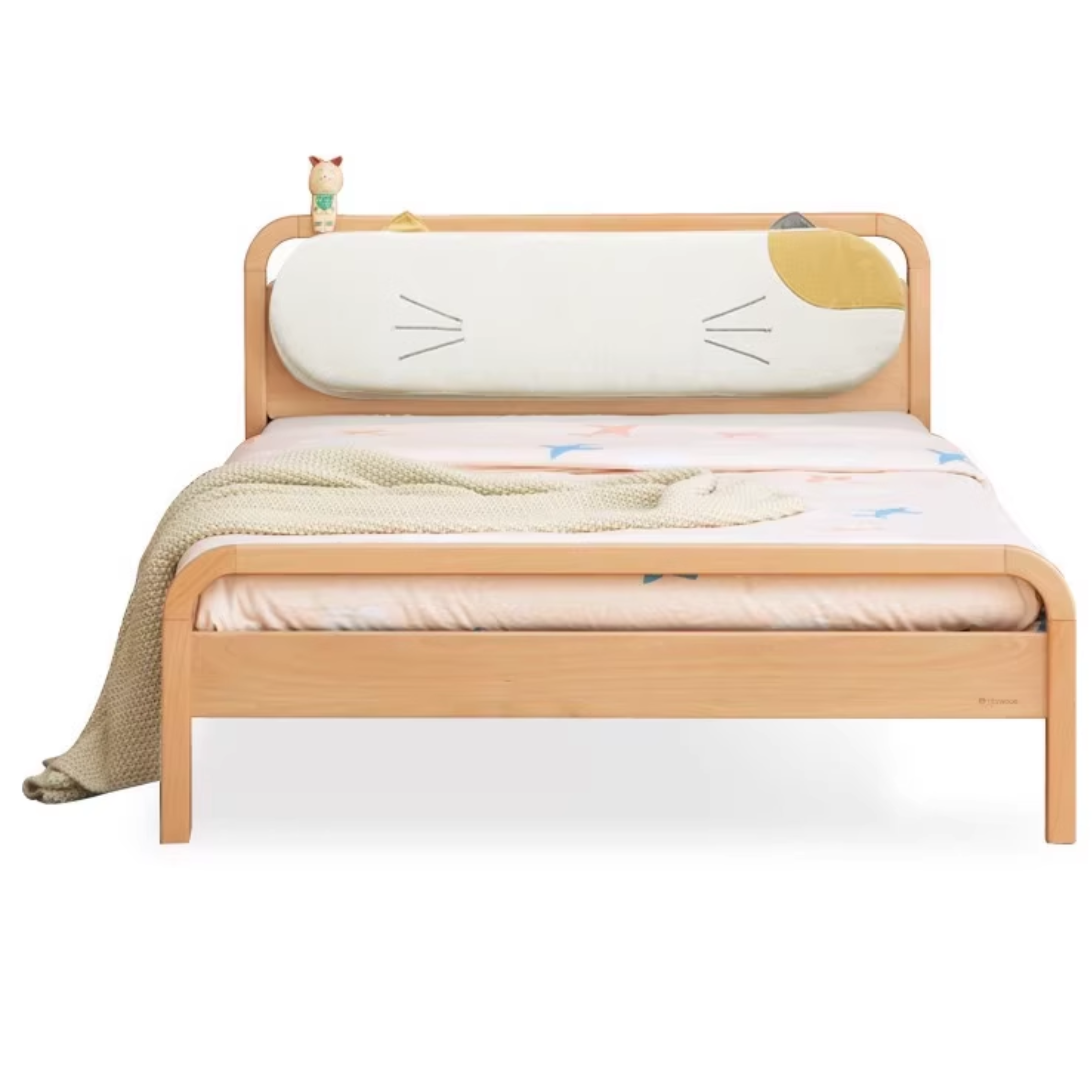 Beech solid wood kds bed<