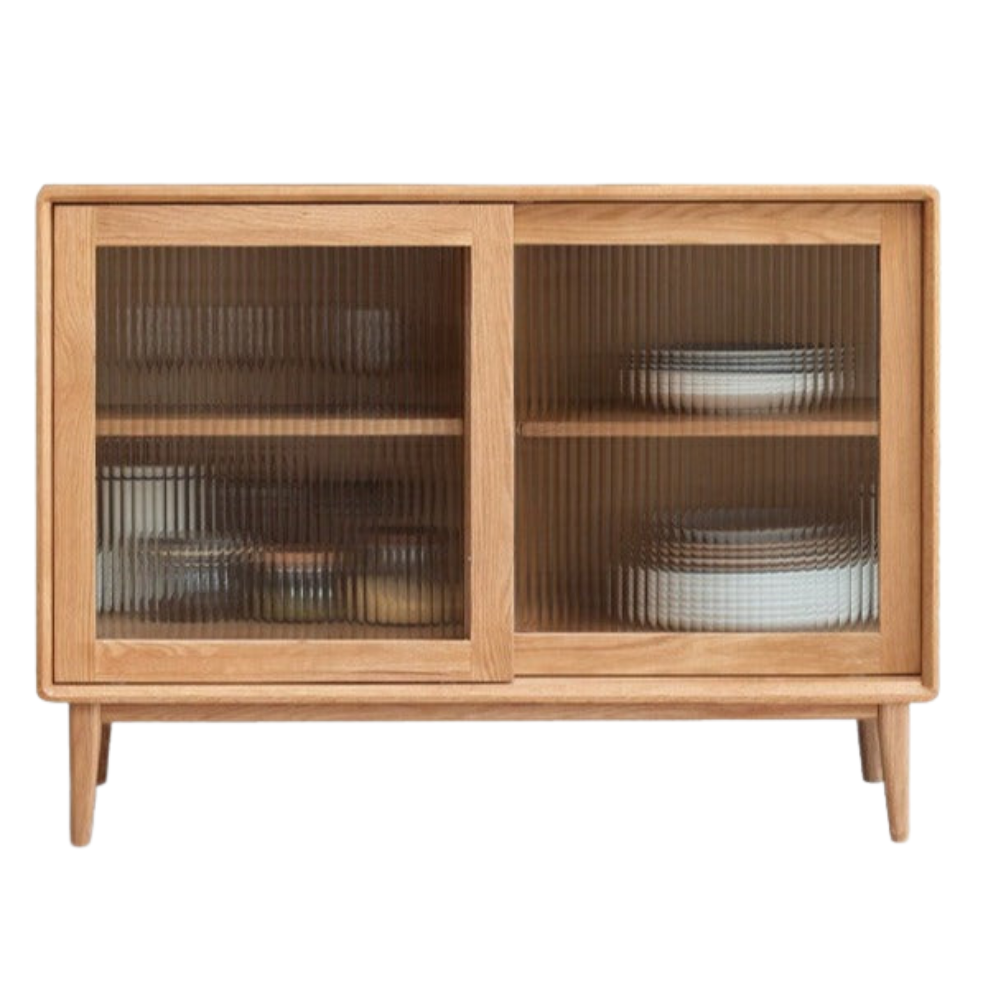Oak Solid Wood Buffet Cabinet, Sideboard