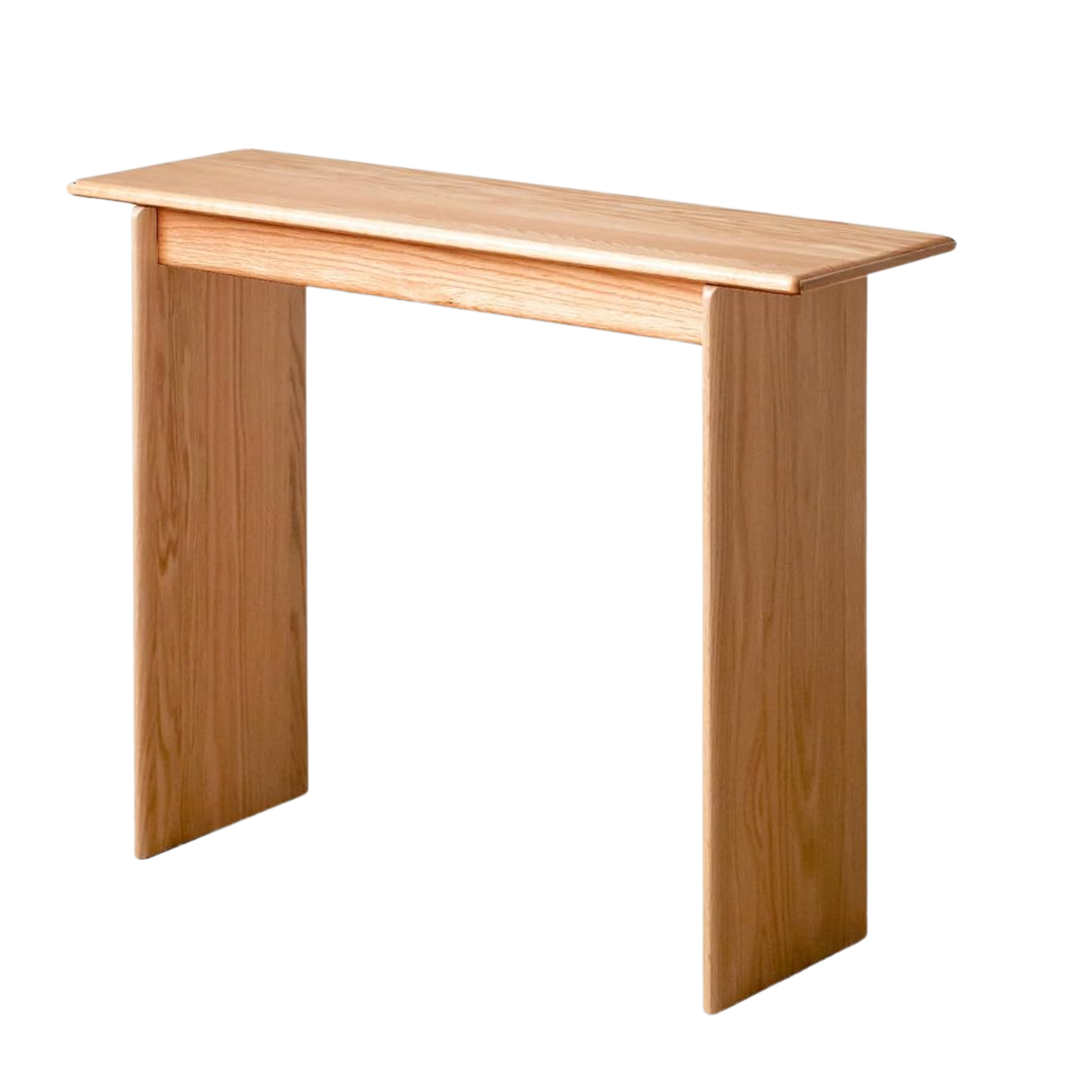 Oak Solid wood Narrow Console Table