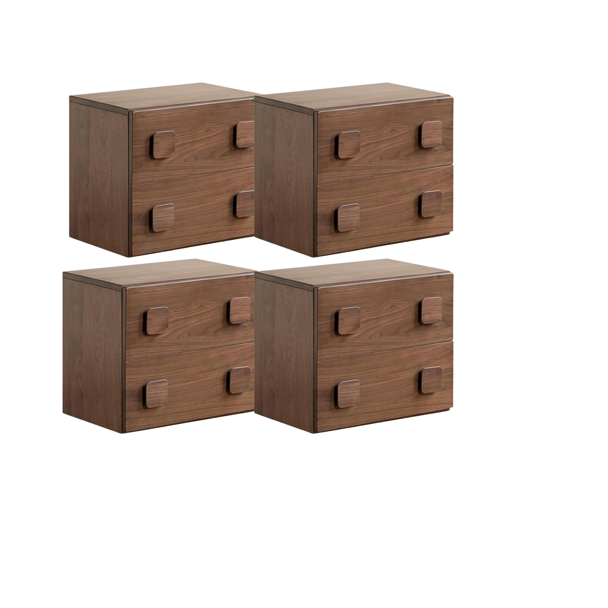 Ash, Oak Solid Wood, Rubberwood Floor-Standing Module Combination