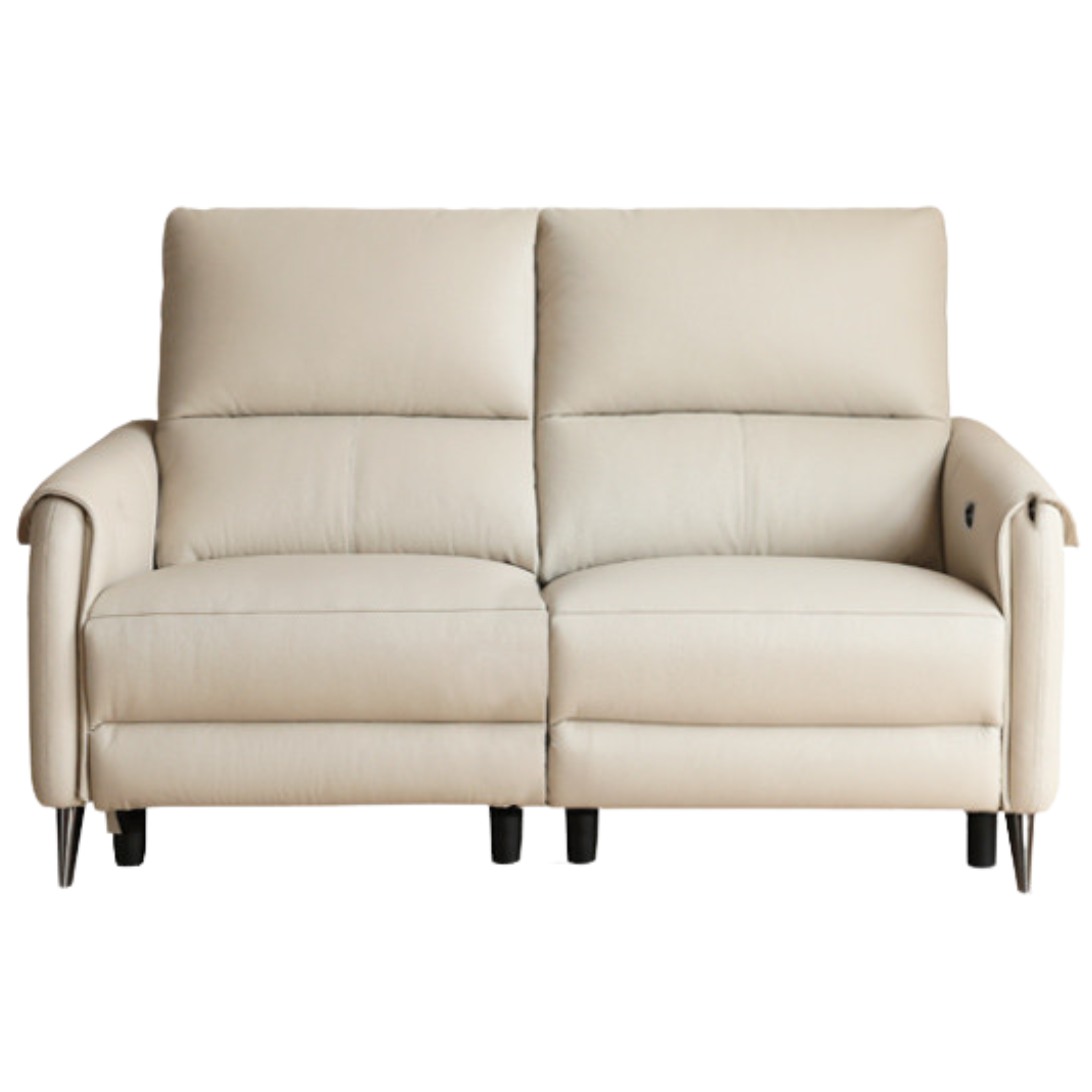 Genuine Leather Zero Wall Multifunctional Electric Sofa, Top Layer Cowhide Sofa)