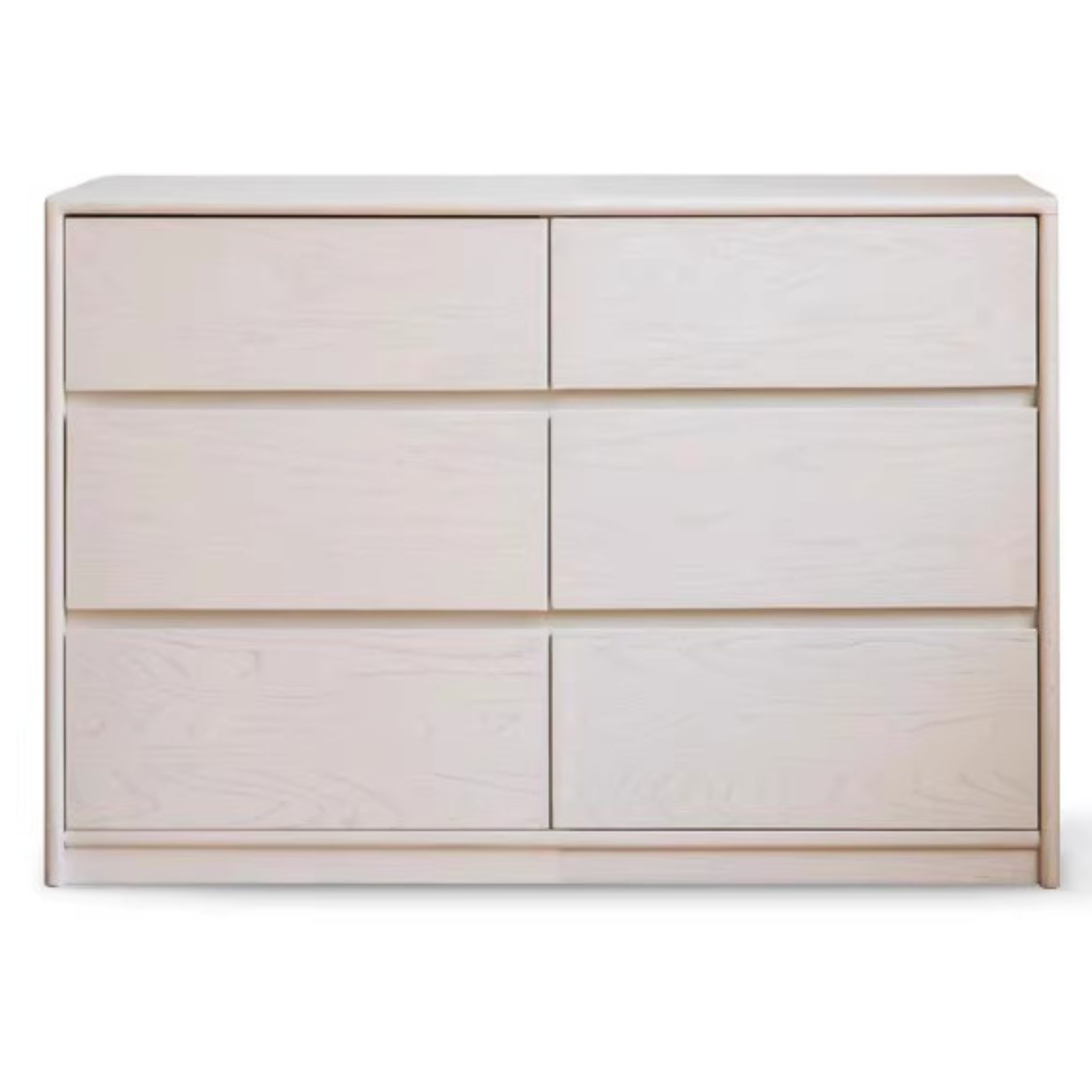 Oak Solid Wood Cream Wind Bedroom TV Cabinet Storage Drawer)