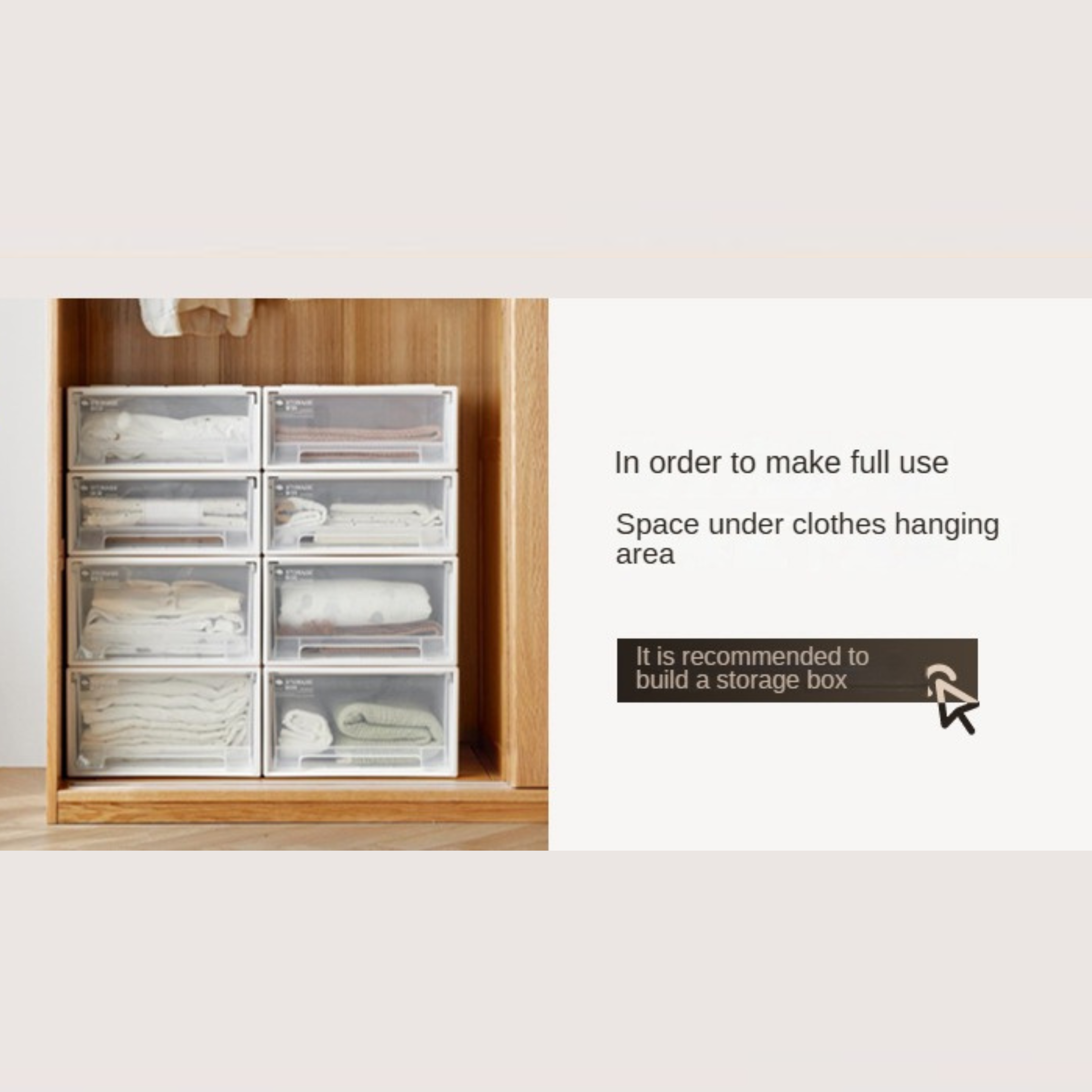 Oak Solid Wood Sliding Door Modern Wardrobe