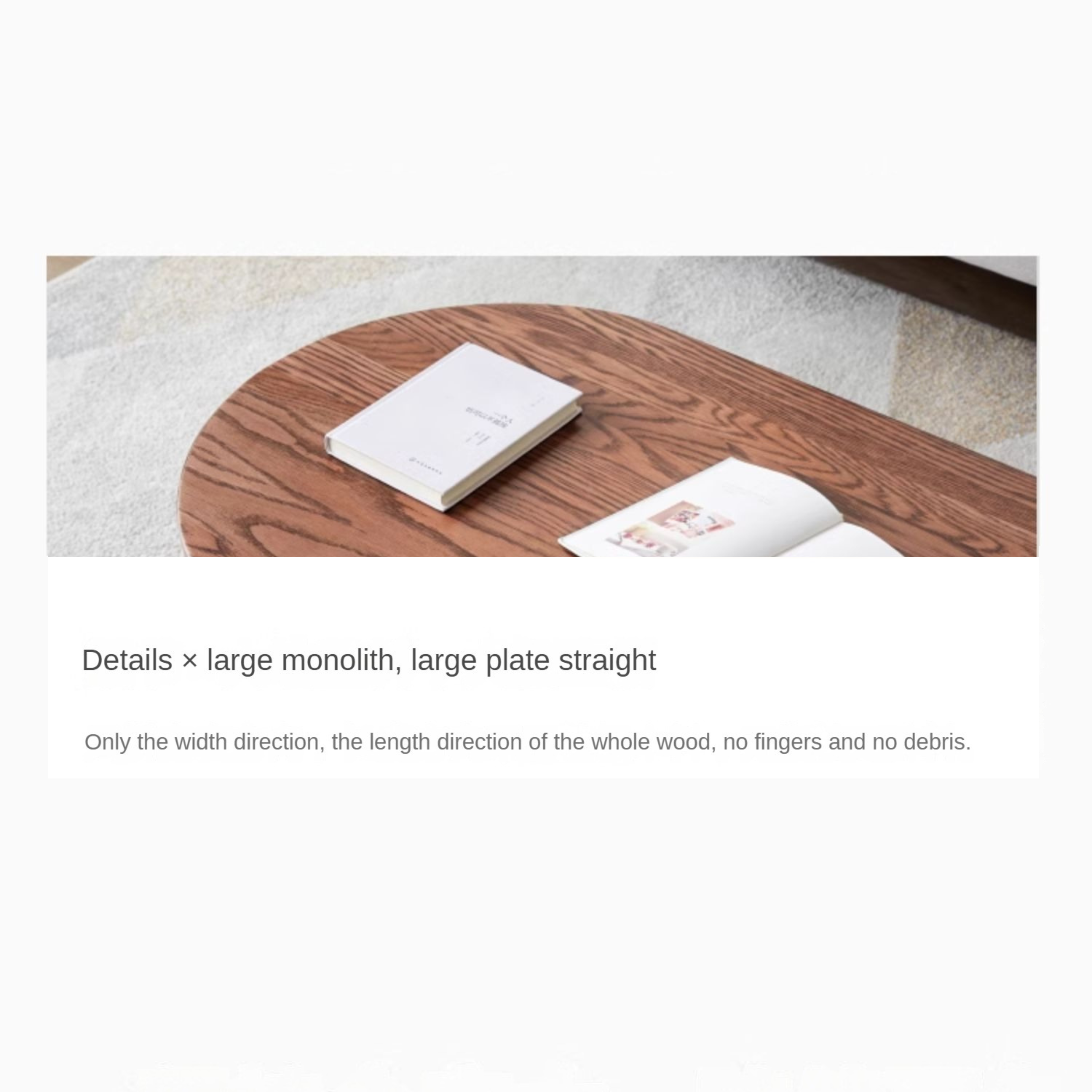 Oak Solid Wood Coffee Table