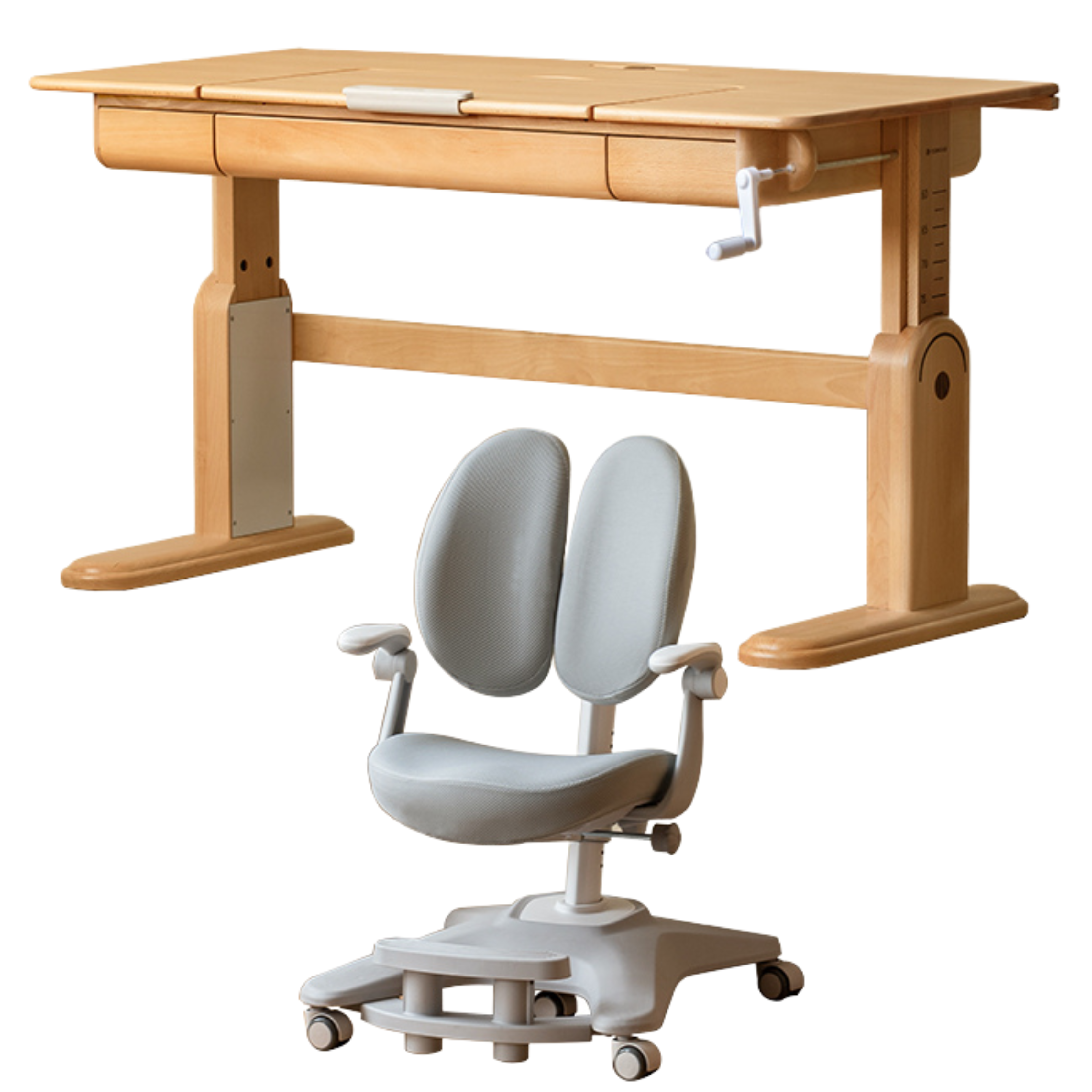 Beech Solid Wood Children's Study Table