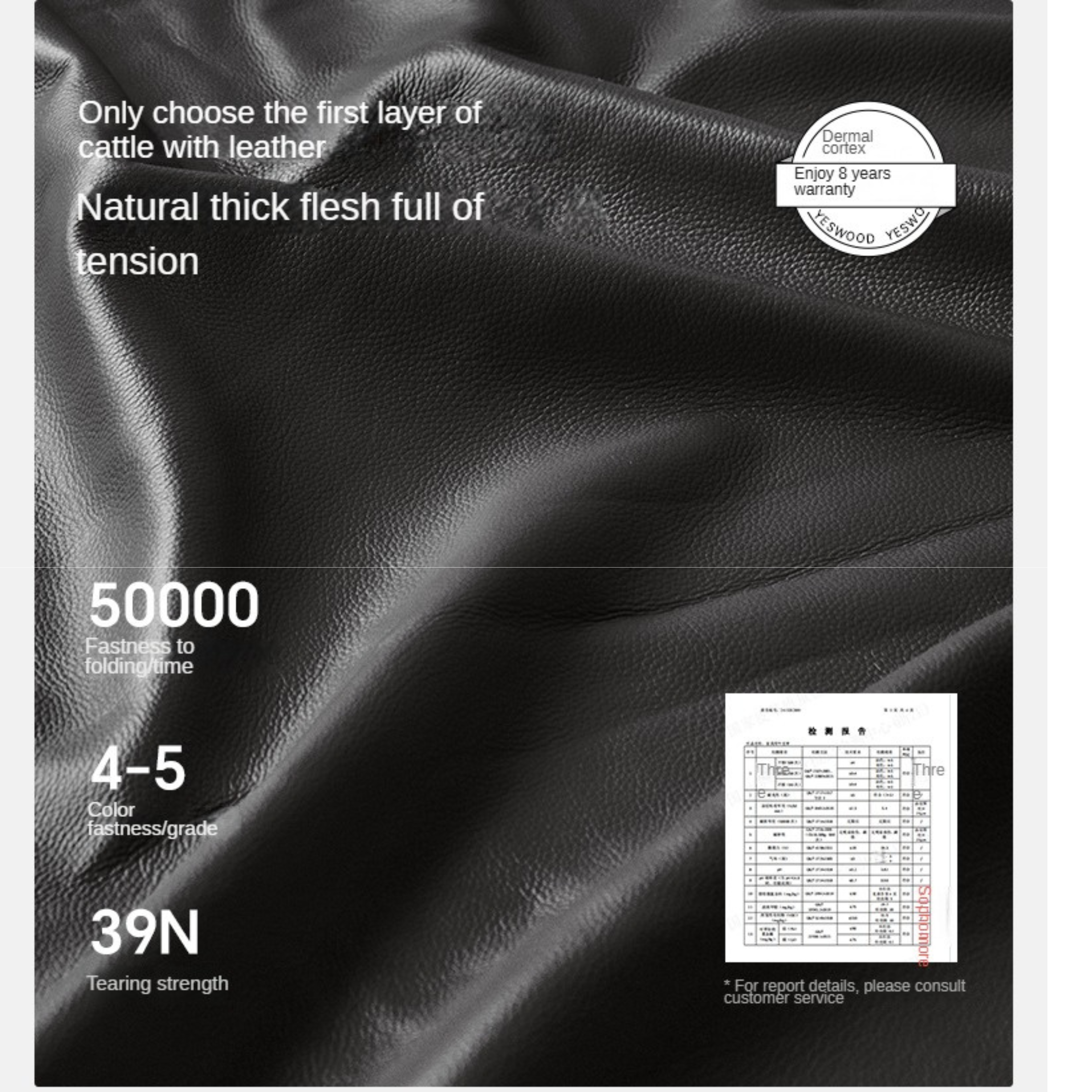 Genuine Leather High End Soft Bed
