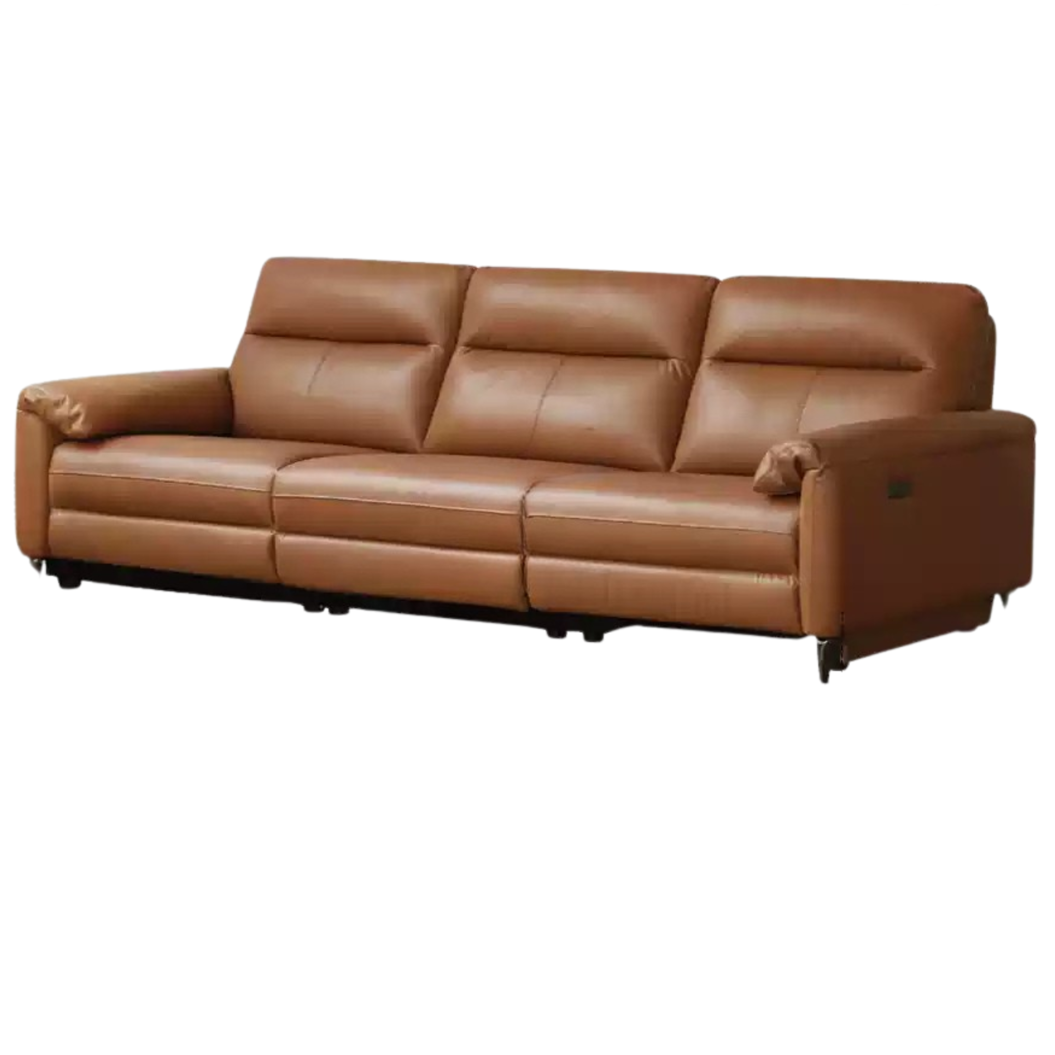 Leather Electric Zero Wall Sofa Italian Light Luxury