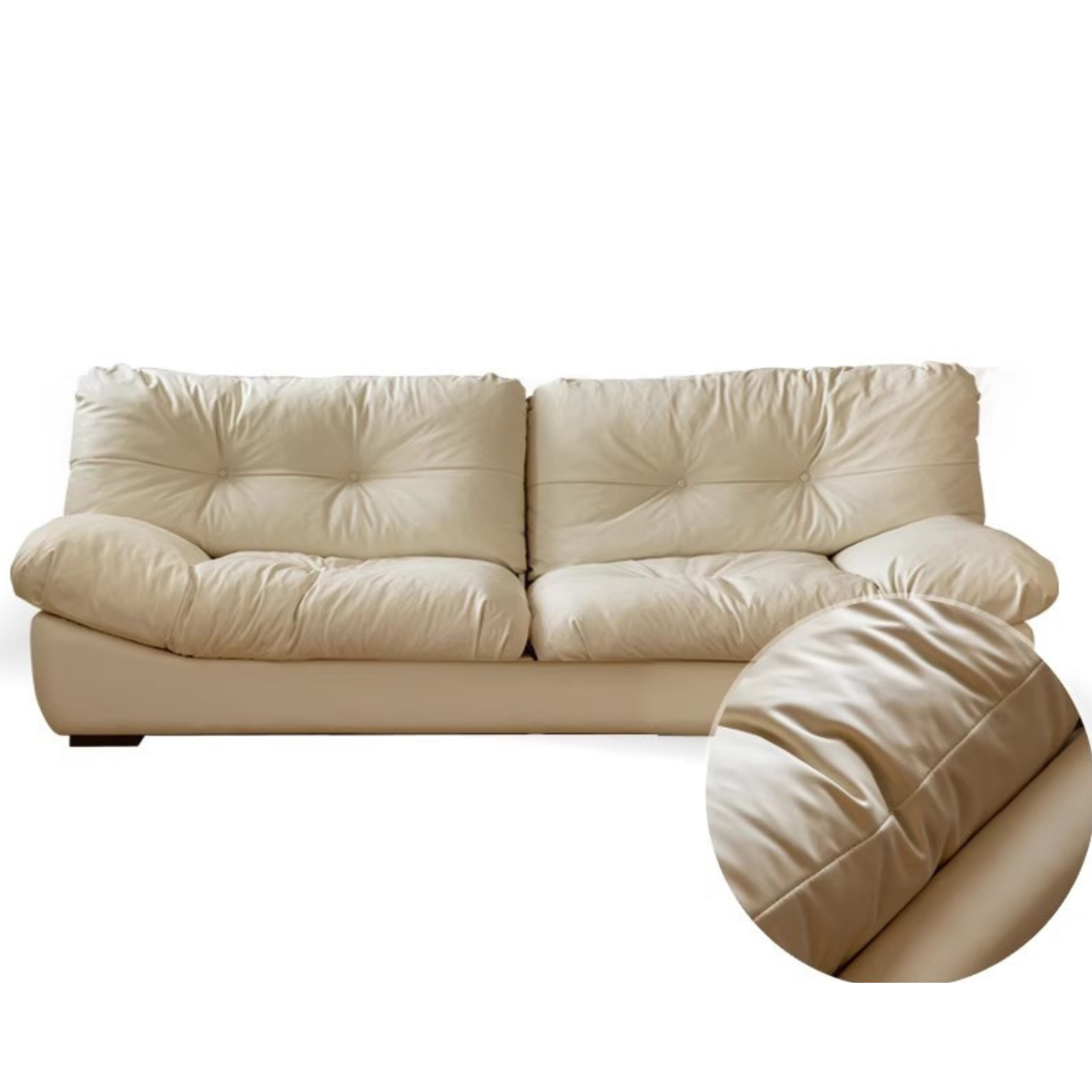 Italian style cloud sofa, frame Russian birch wood)