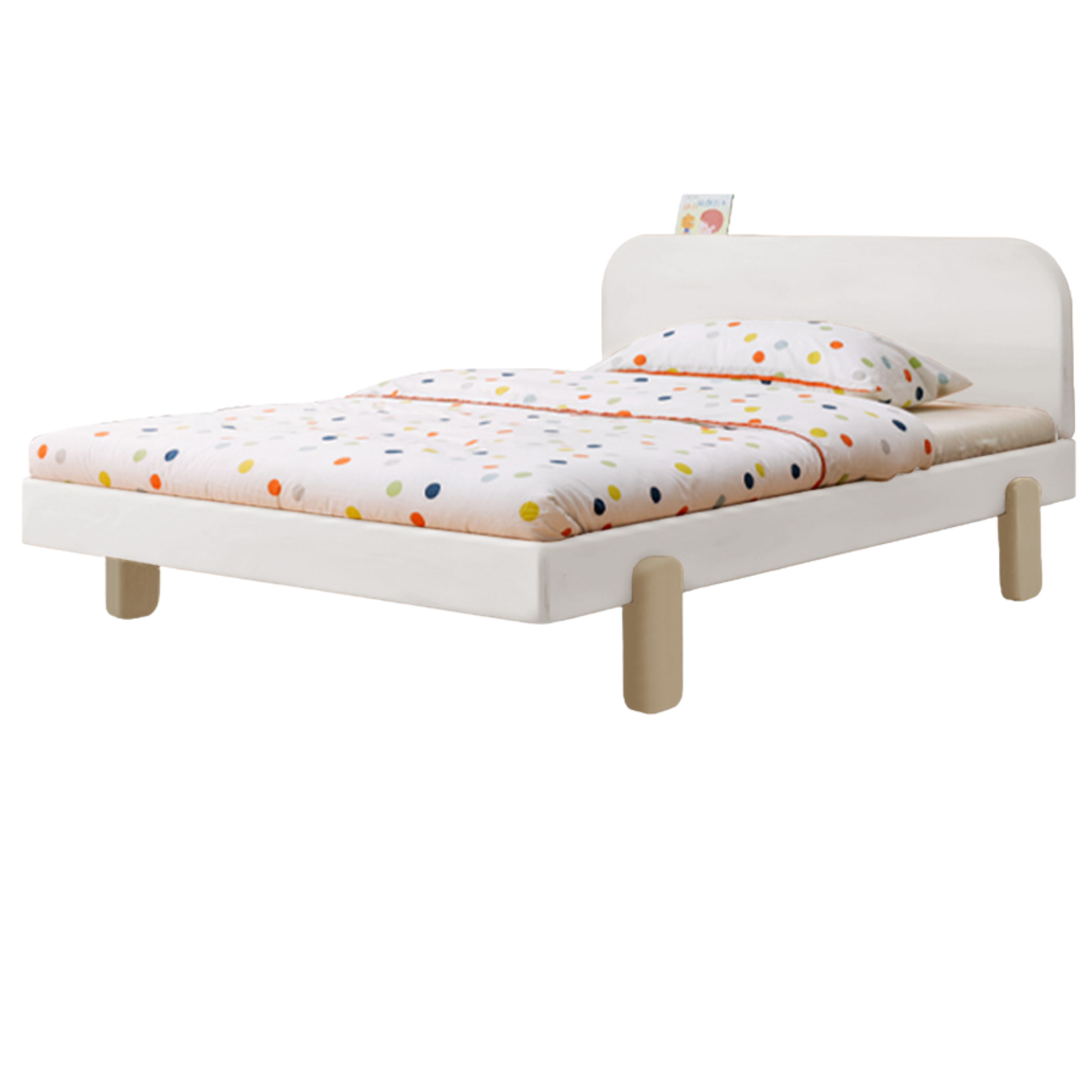 Oak solid wood children's bed<