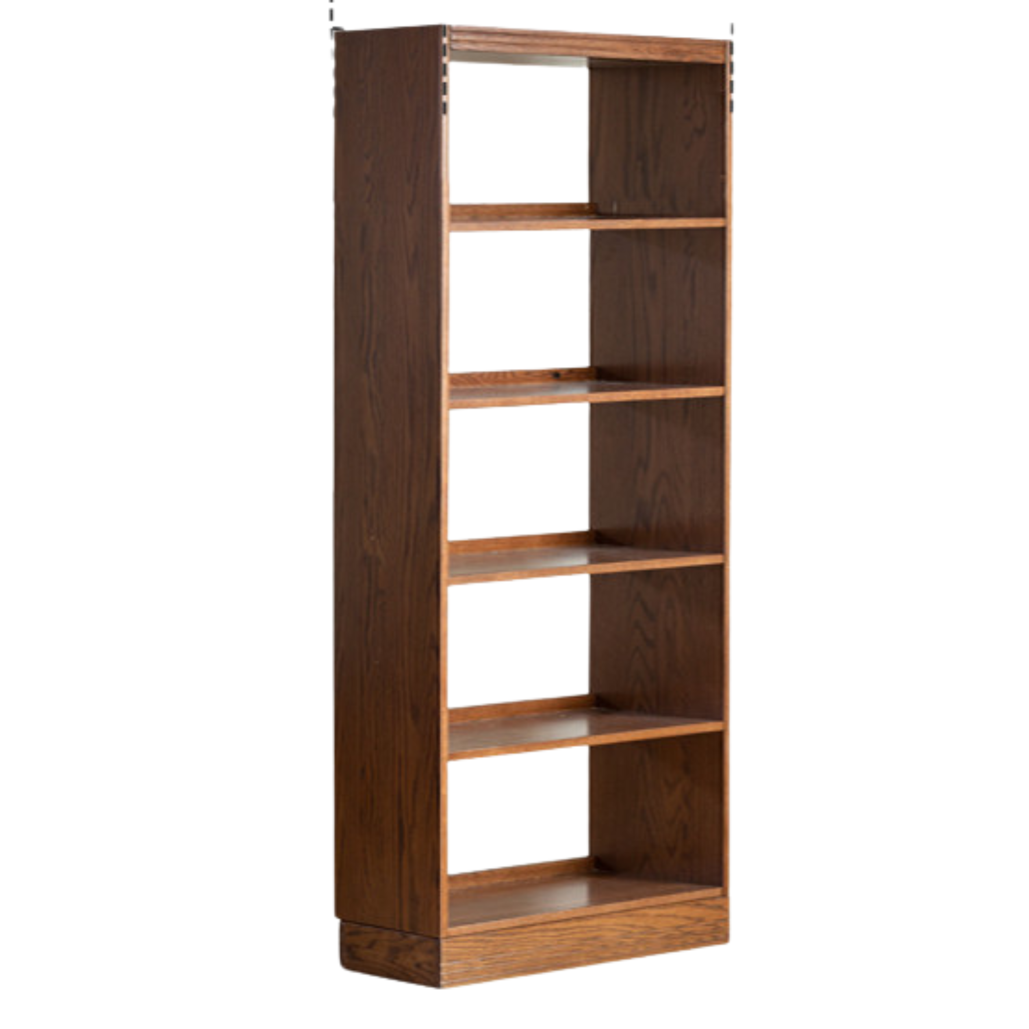 Oak Solid Wood Bookshelf Floor Rack Storage Full Wall Bookcase<