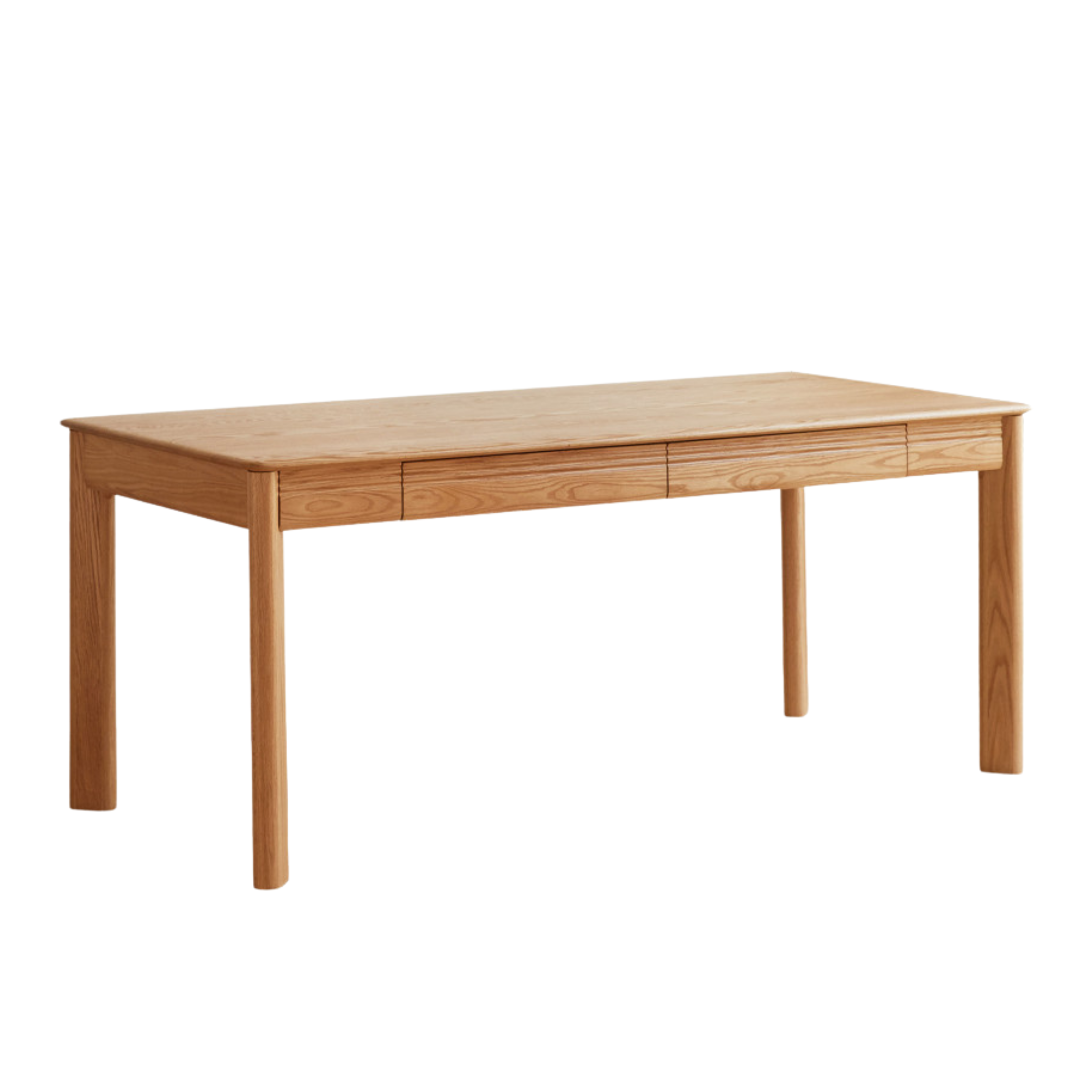 Oak Solid Wood Long Office Desk