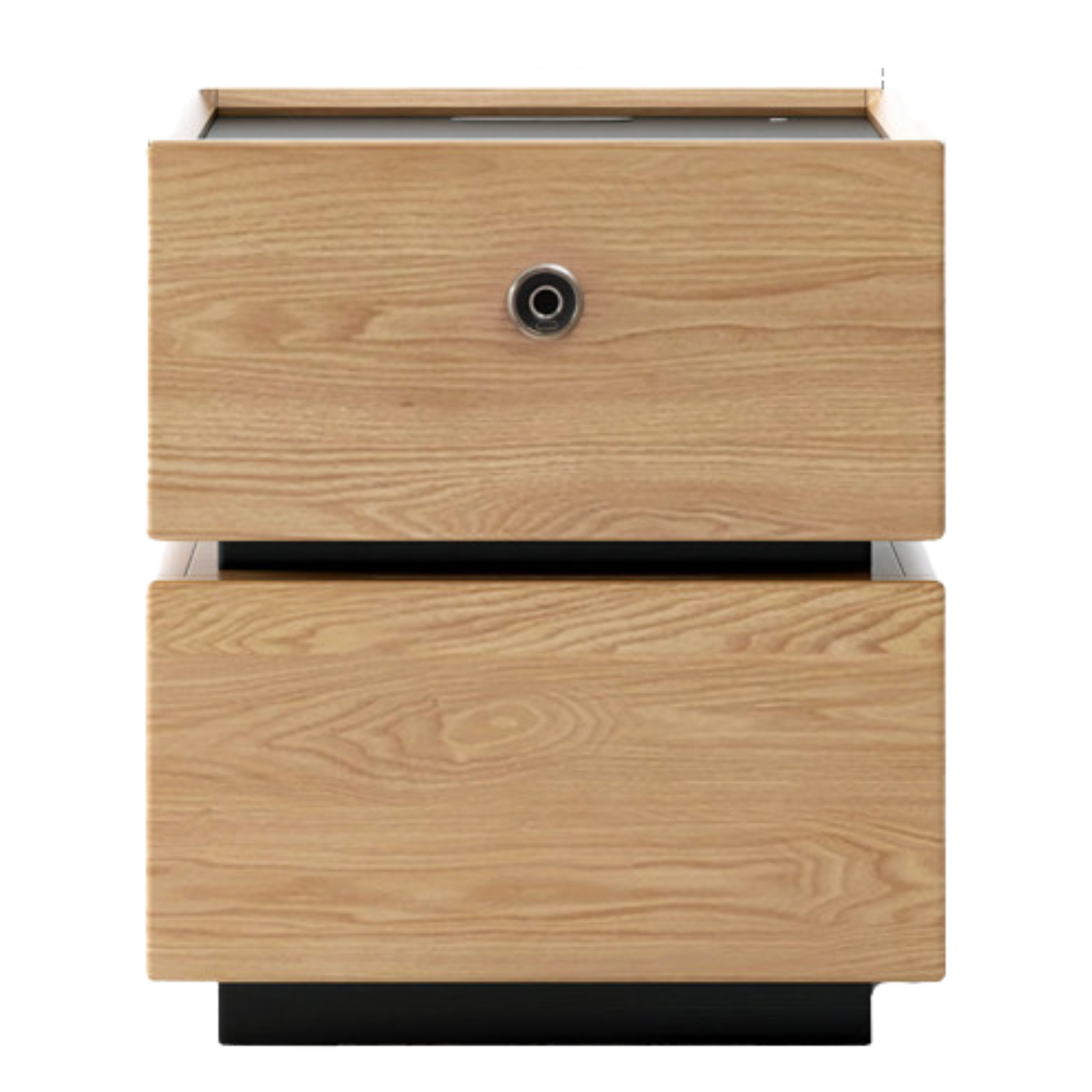 Oak, Ash Solid Wood Multifunctional Nightstand