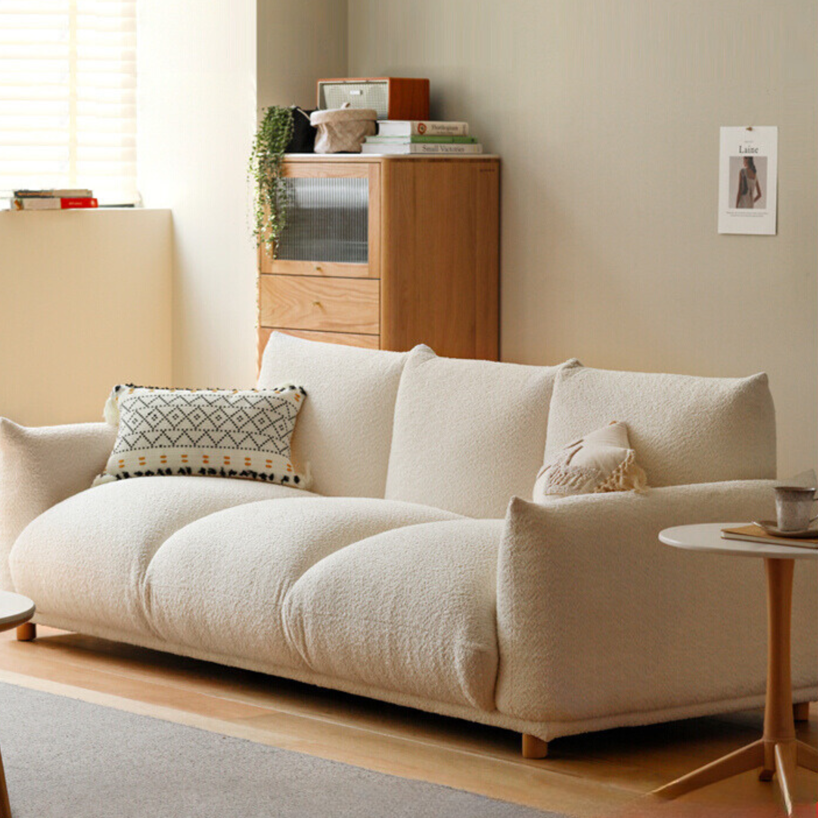 Velvet Wabi-sabi Style Sofa