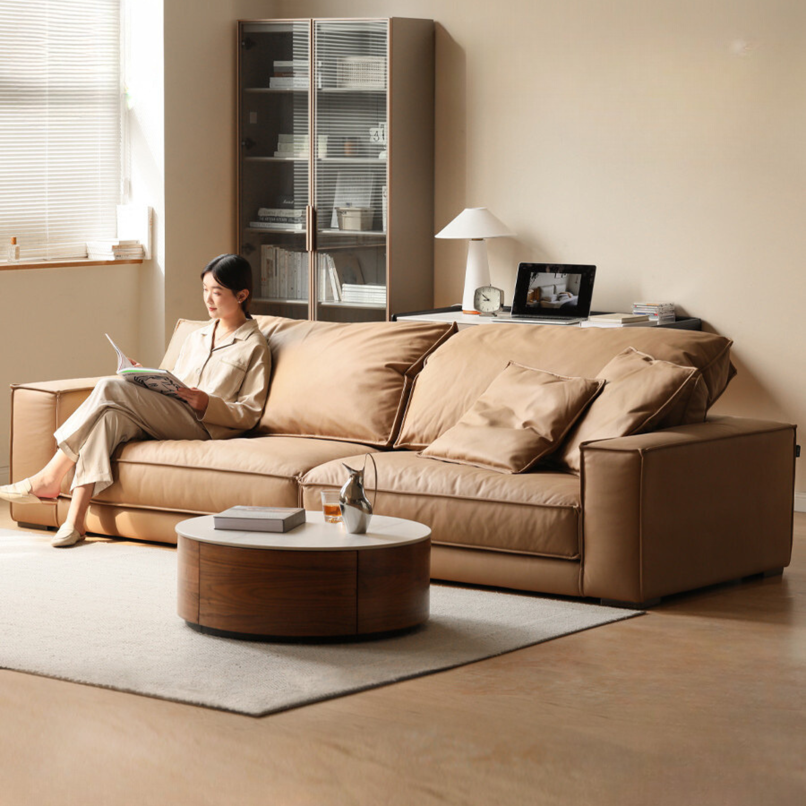 Technology Fabric Sofa Modern  Light Luxury+
