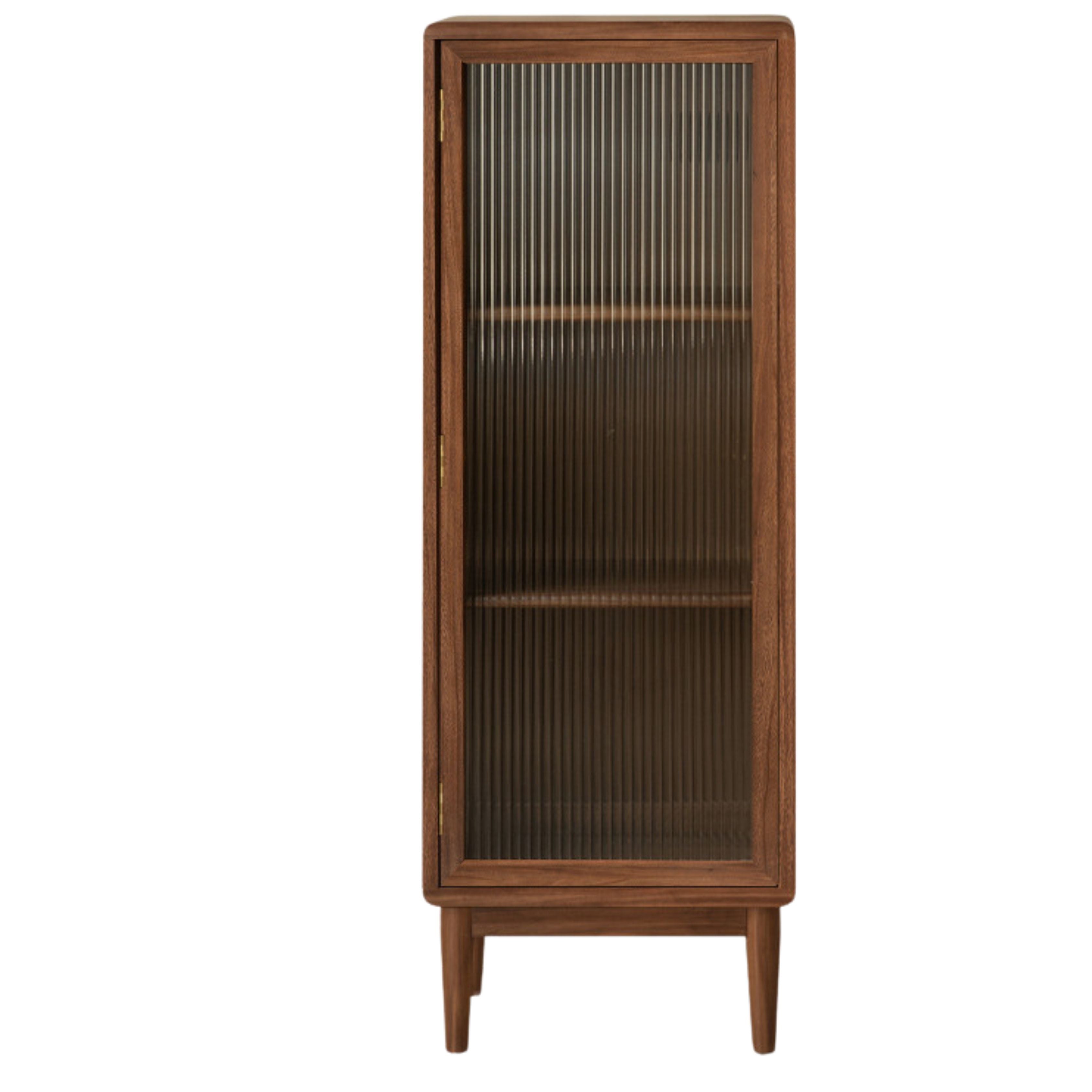 Black Walnut, South American walnut  Solid Wood Edge Cabinet Bookcase Side Cabinet
