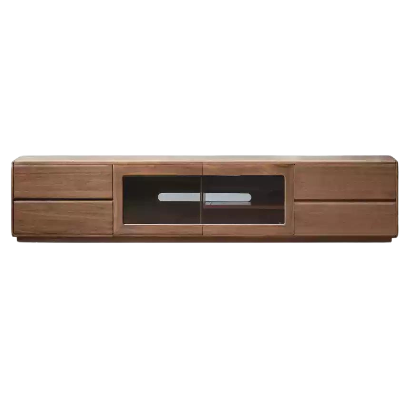 Black Walnut, Ash Solid Wood Floor TV Cabinet