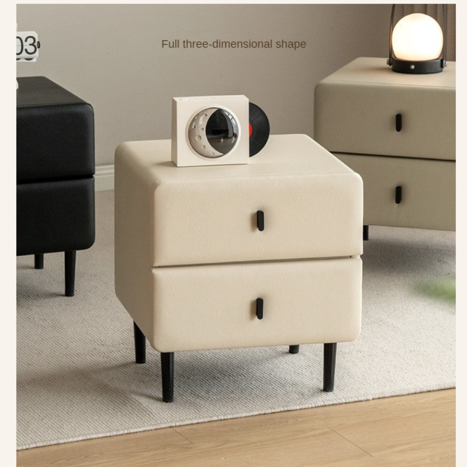 Soft Cream Style nightstand