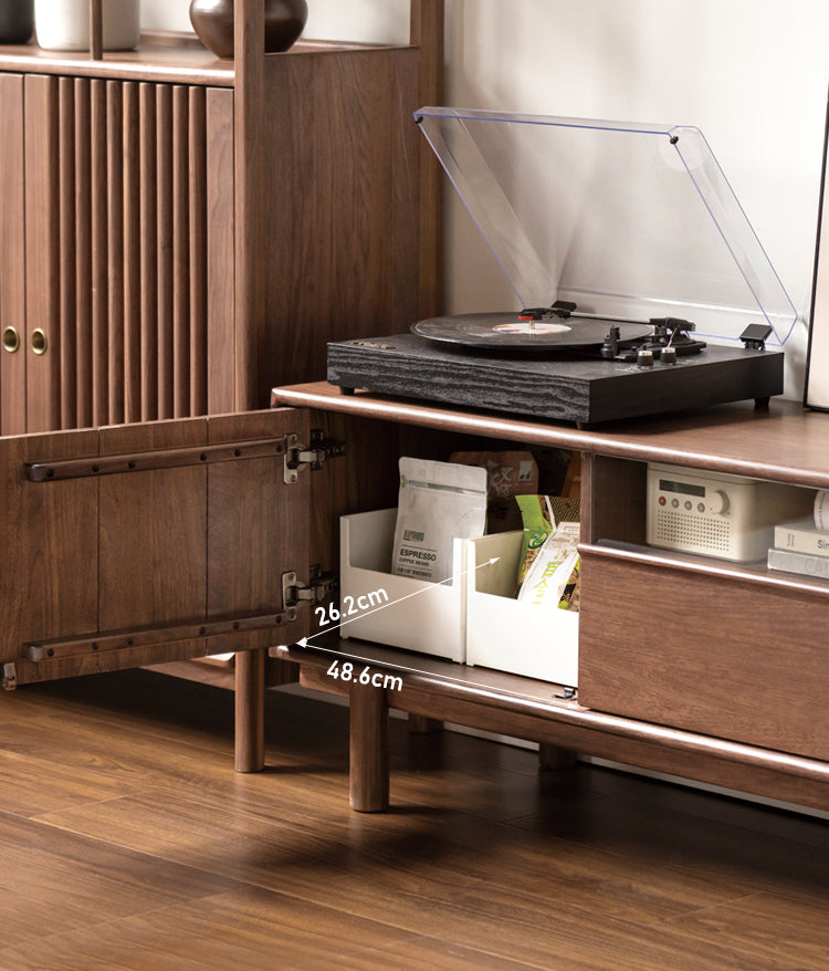 Black Walnut, Ash Solid Wood TV cabinet