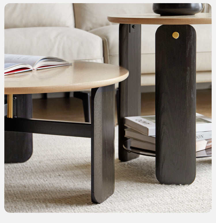 Oak Solid Wood Combination coffee Table Modern Simple"