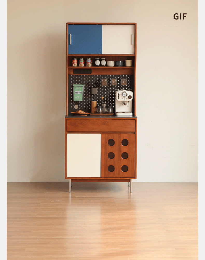 Tulipwood Solid Wood Medieval Style Sideboard