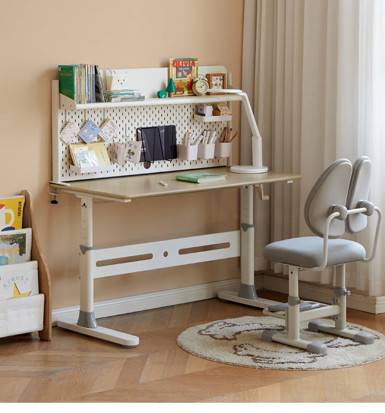 Poplar Solid Wood Study Children's Liftable Desk