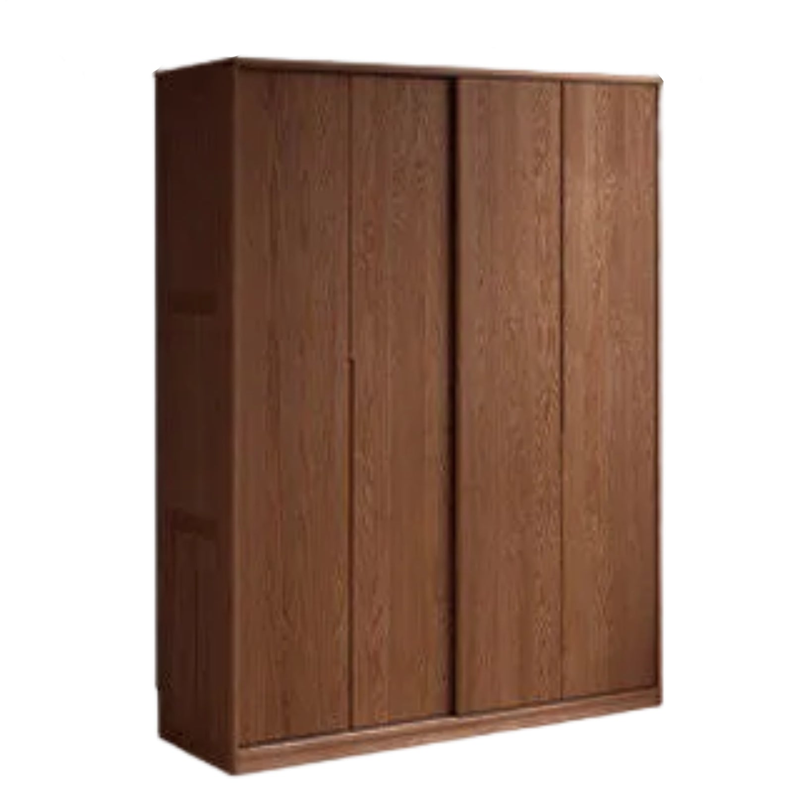 Oak Solid Wood Sliding Door Wardrobe.