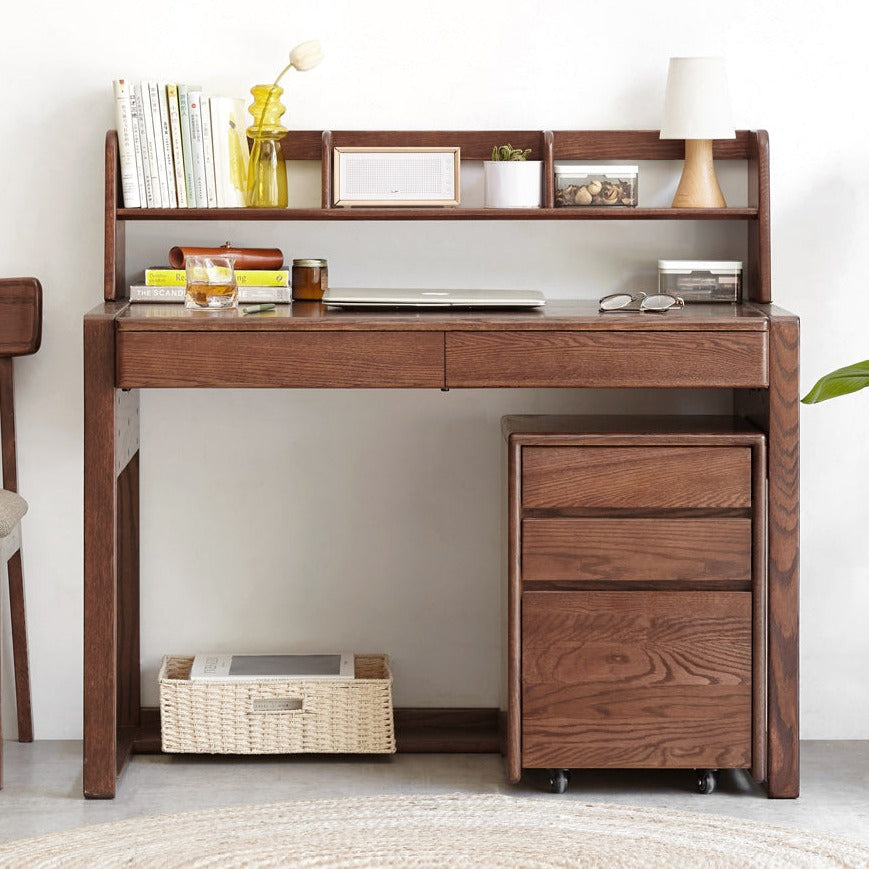 Oak Solid wood modern combination desk"