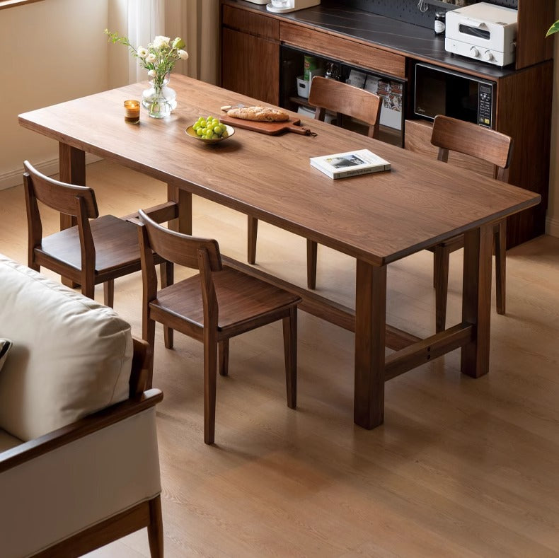 Black walnut, Oak, Ash solid wood modern dining table