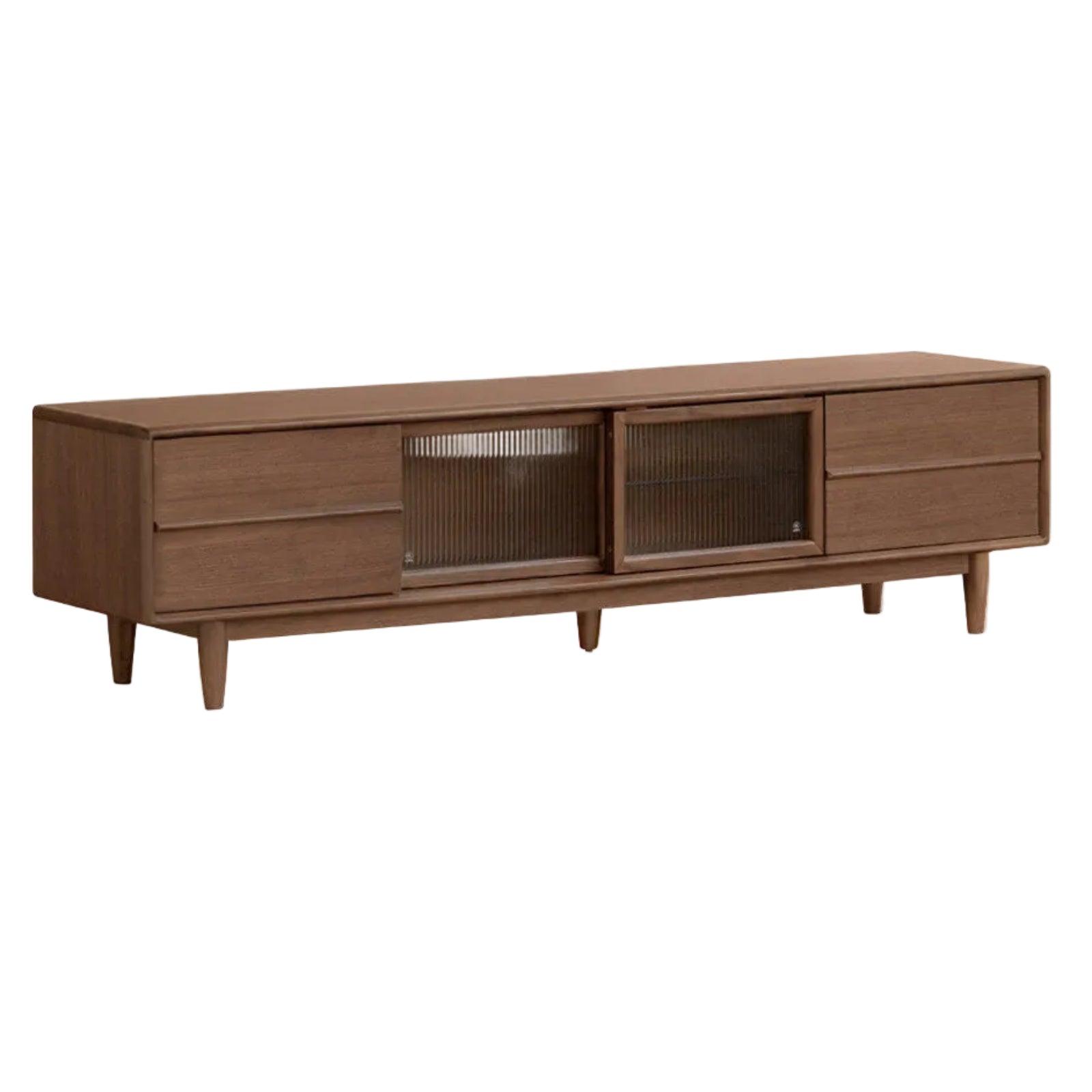 Black Walnut, Sandalwood, Ash Solid Wood Modern TV Cabinet