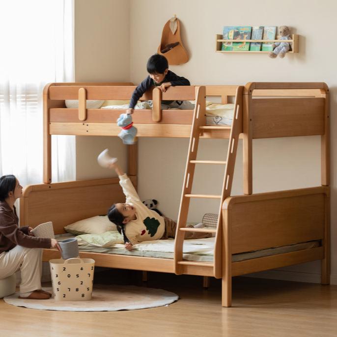 Beech Solid Wood Children's Bunk Bed