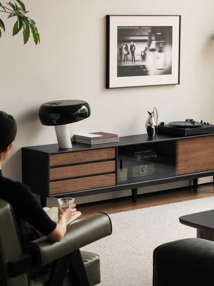 Oak Solid Wood Ancient Style Wood TV Stand