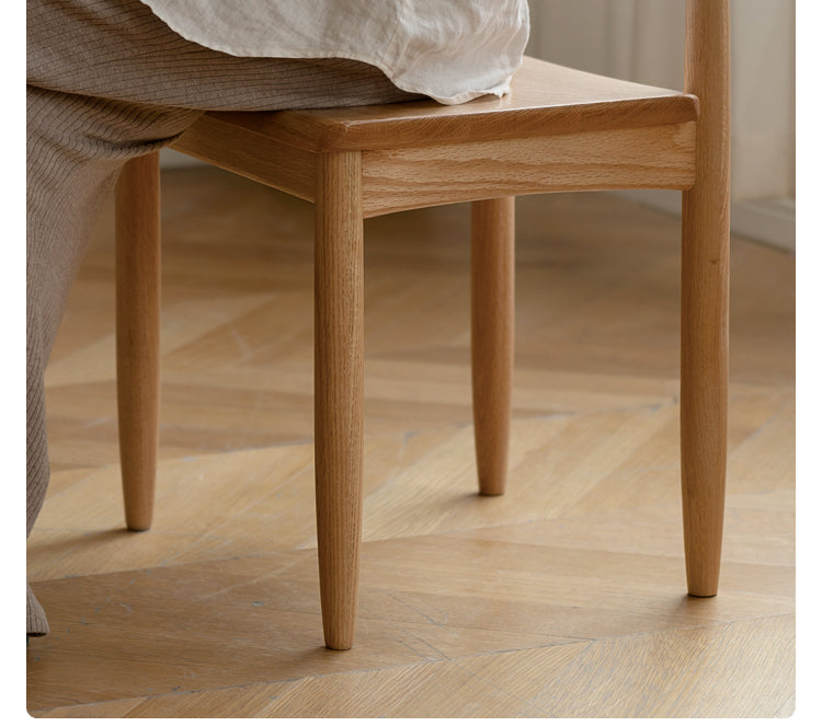 Ash, Oak Solid Wood Tea Chair: