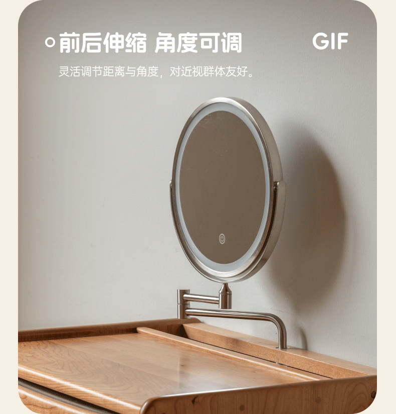 Solid Rubberwood Small White Vanity Table.