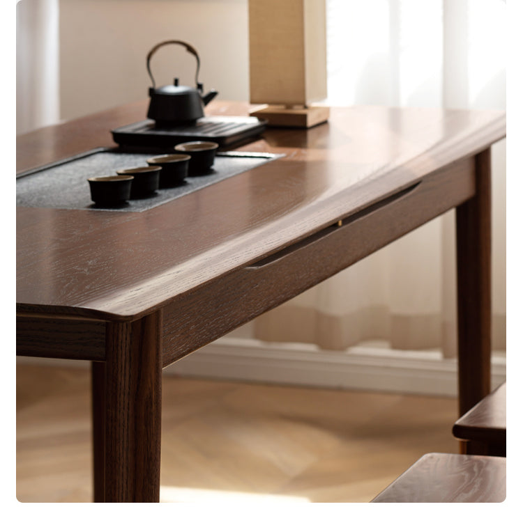 Oak solid wood modern tea table