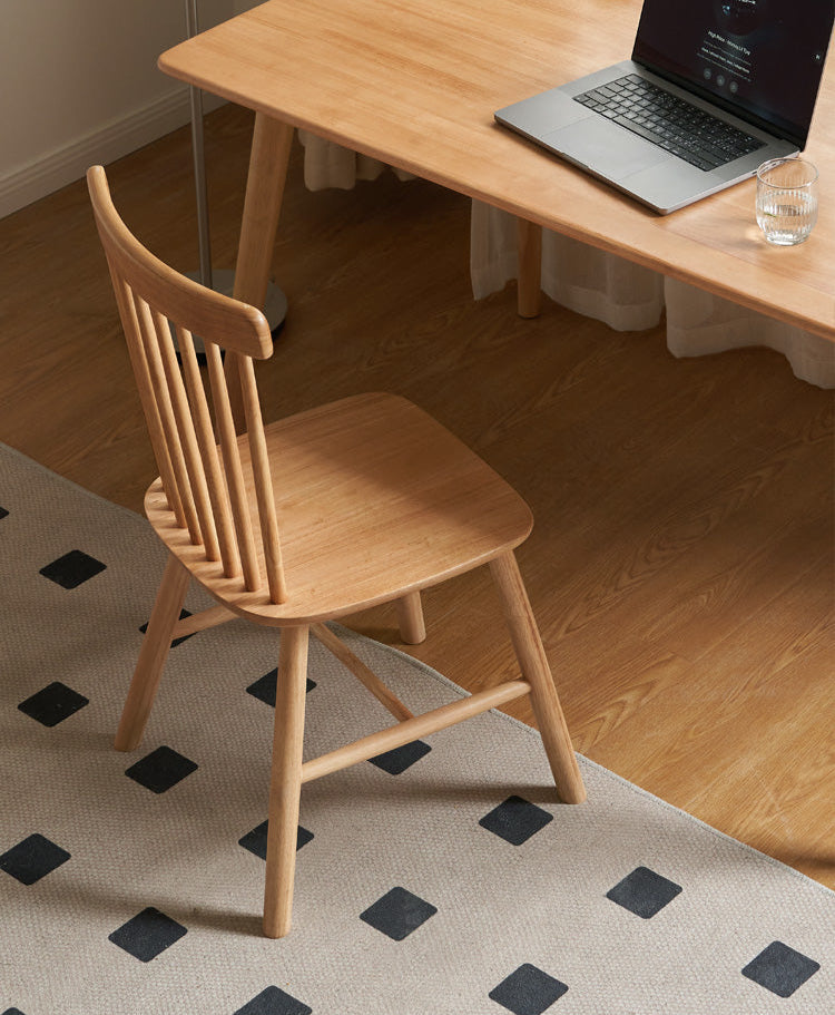 Set 4 pcs Solid RubberWood Modern Dining Chair