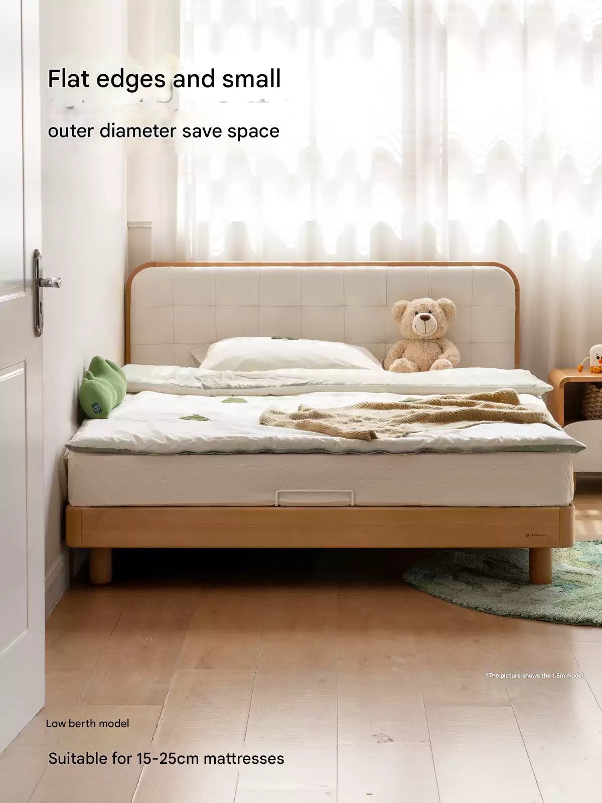 Beech Solid Wood Children's Soft Bed