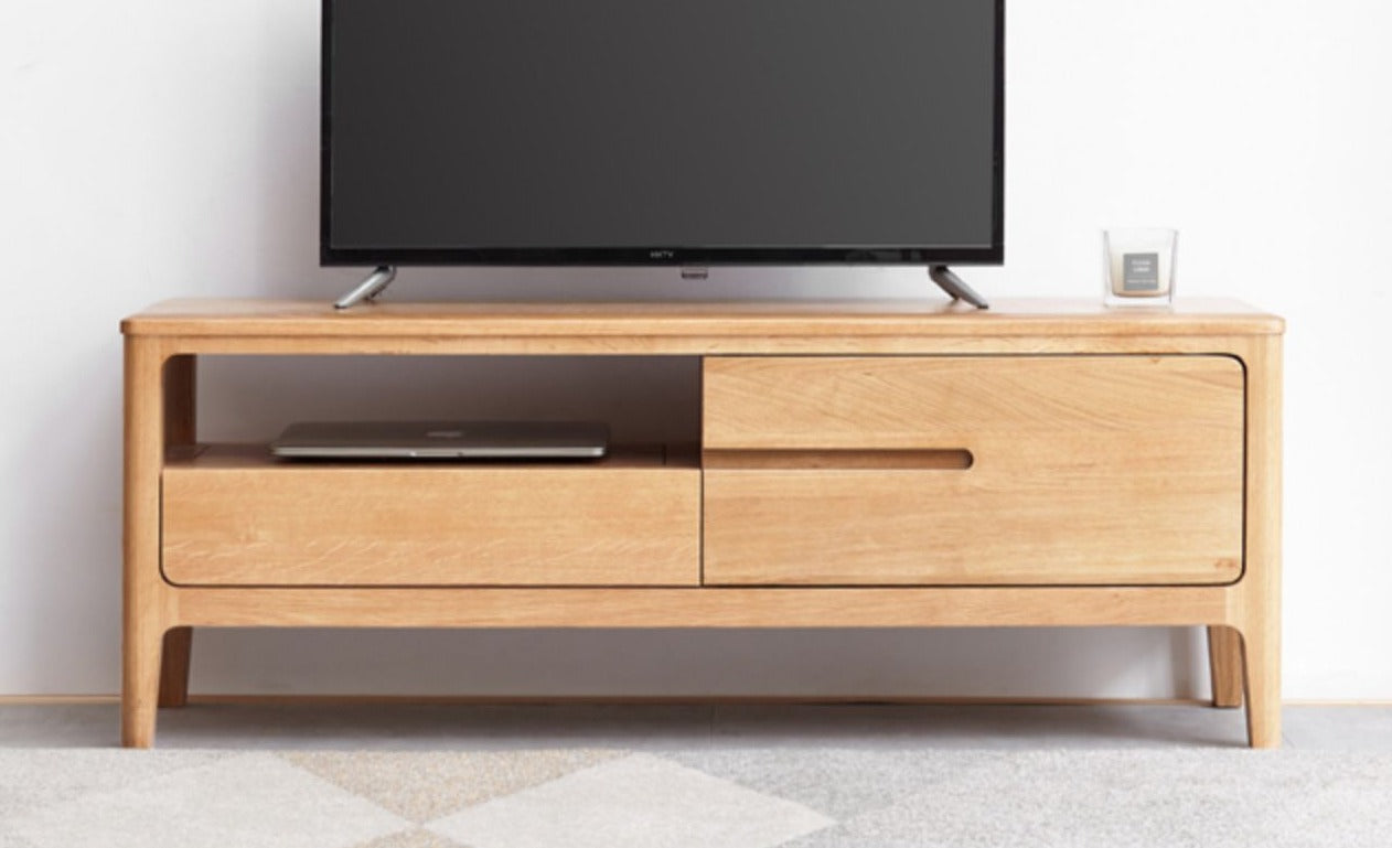 Oak Solid Wood Various Styles TV Stand Small Size: