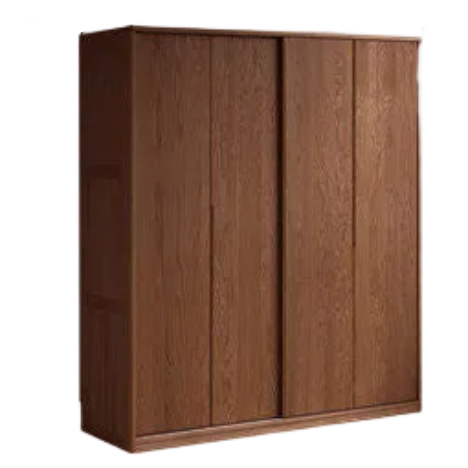 Oak Solid Wood Sliding Door Wardrobe.