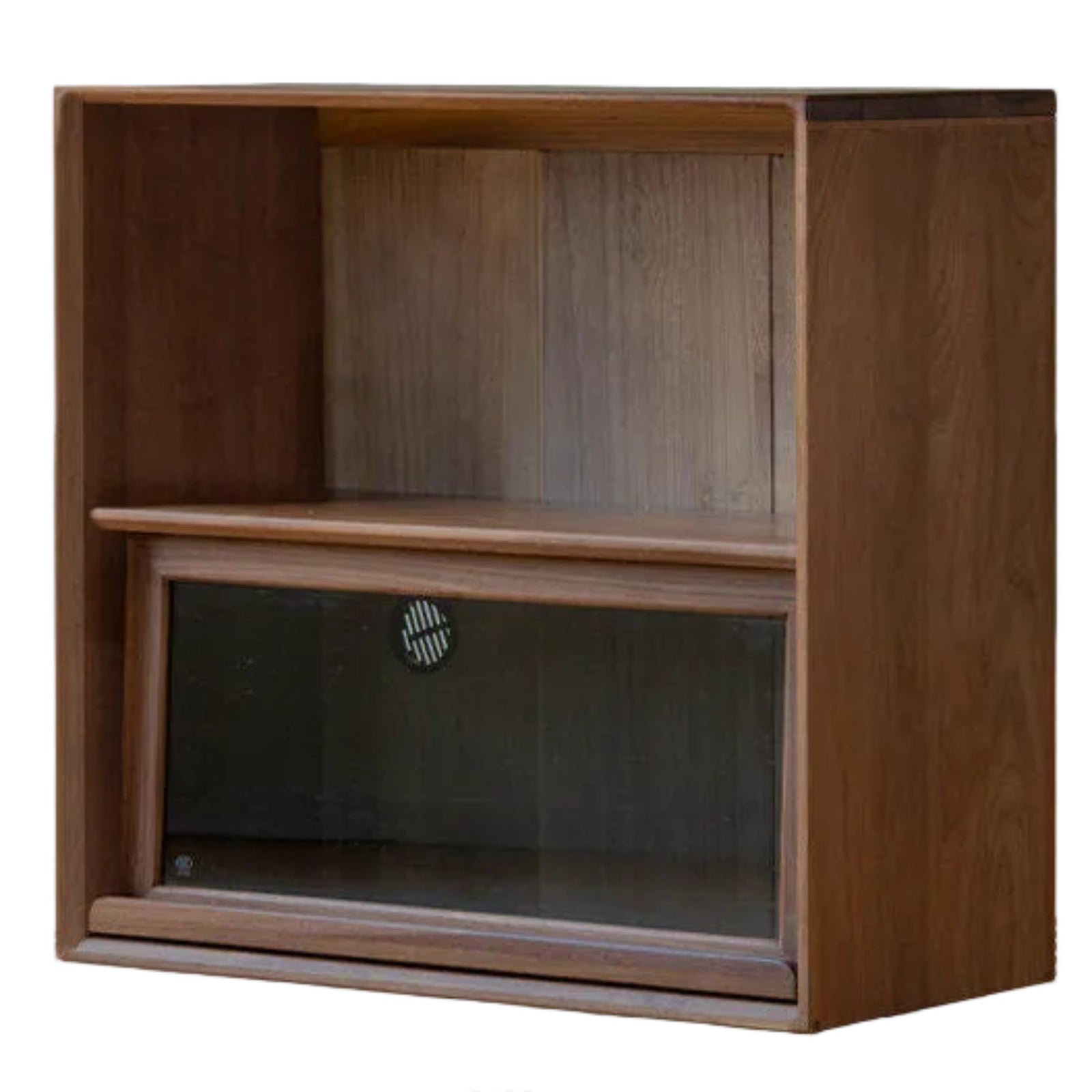 Sandalwood, Oak, Black Walnut, Ash Solid Wood Light Luxury Style Module Bookcase