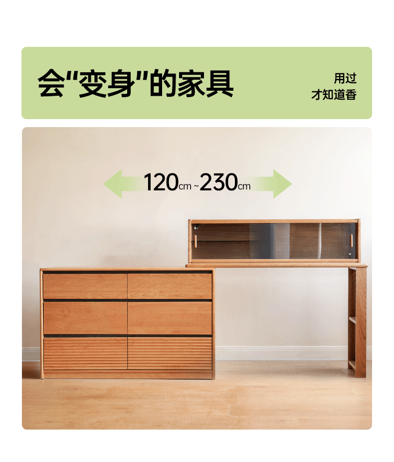 Сherry Solid Wood Retro Corner Vanity Table.