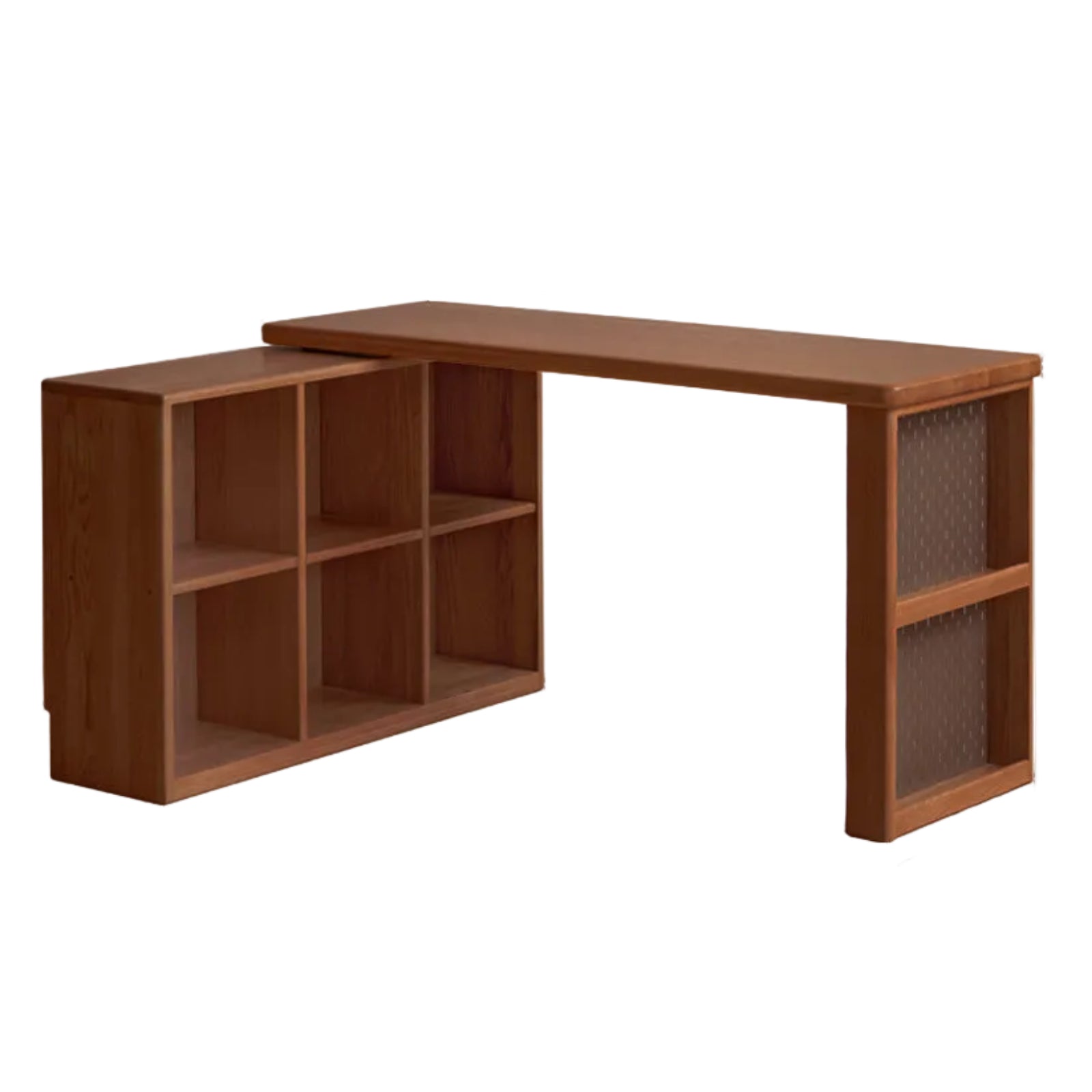 Oak Solid Wood Simple Corner Desk