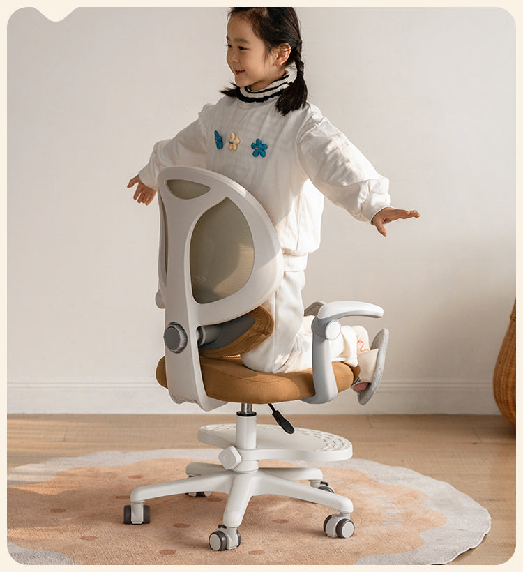 Children's Study Chair with Adjustable Backrest and Adjustable Lift