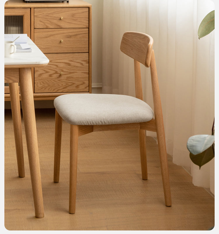 2 pcs set- solid wood dining chair simple modern-