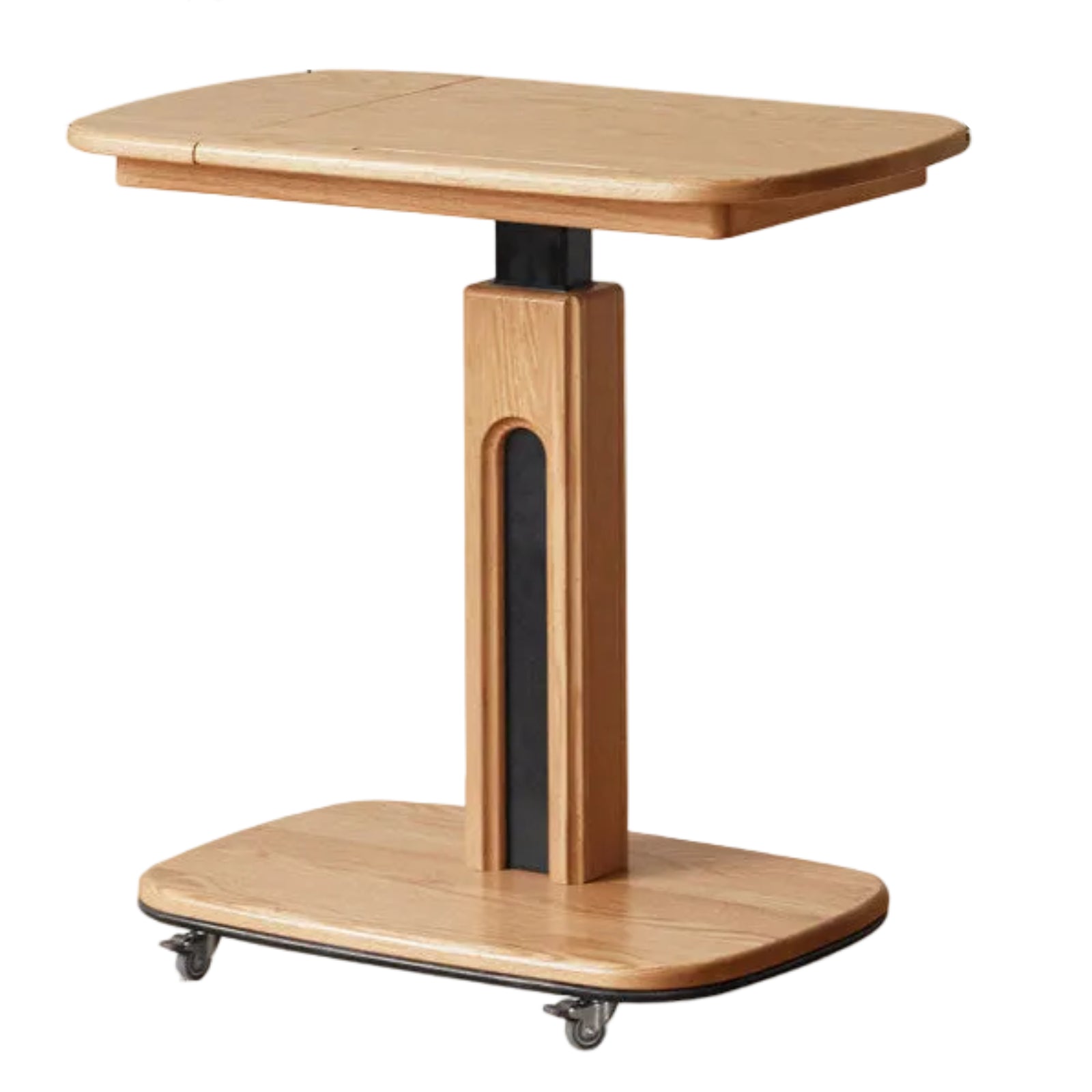 Cherry, Oak Solid Wood Lift Side Table
