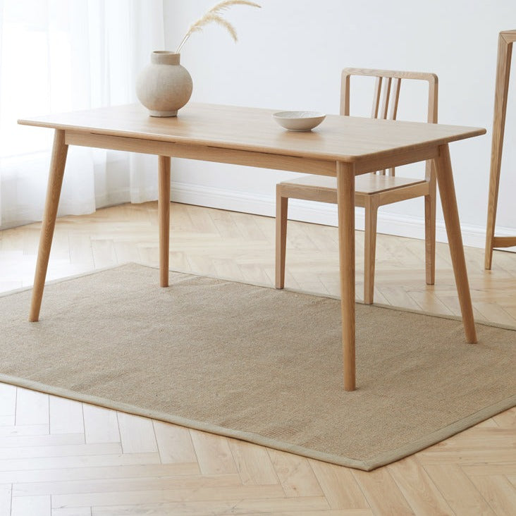 Ash solid wood dining table -