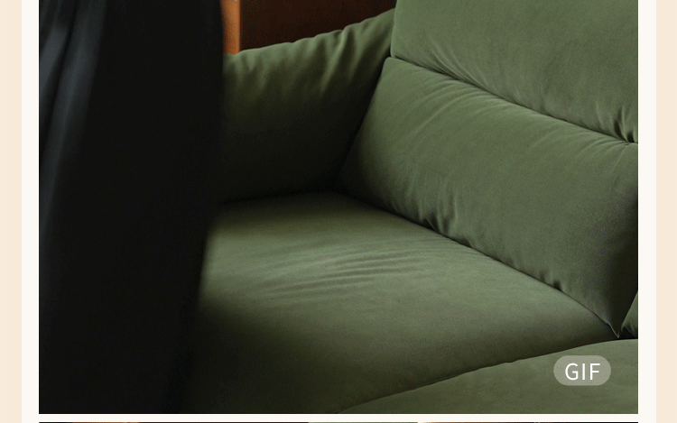 Modern High Back Fabric Sofa with Scratch Resistant Upholstery