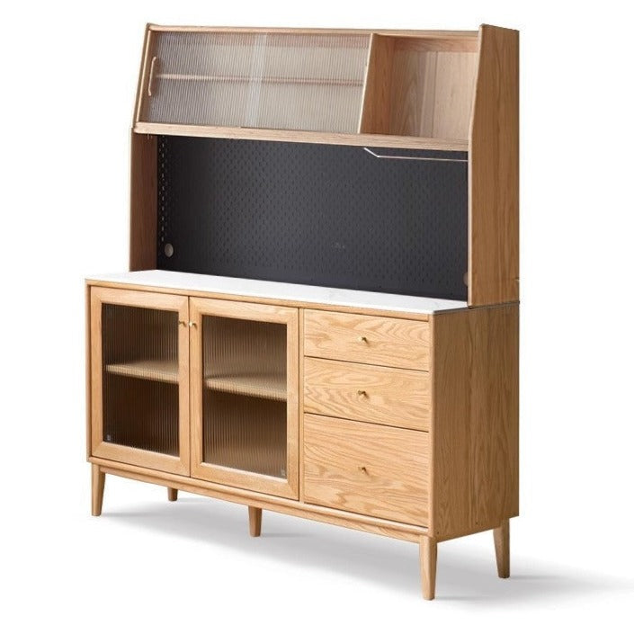 Oak solid wood Sideboard, Buffet cabinet :