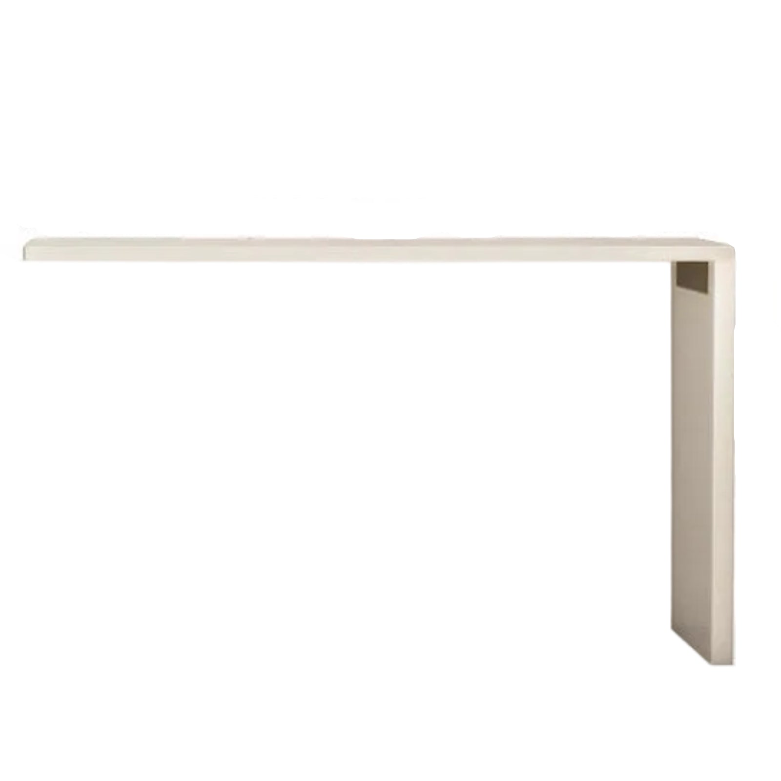 Solid RubberWood Cream Style Telescopic Vanity Table.