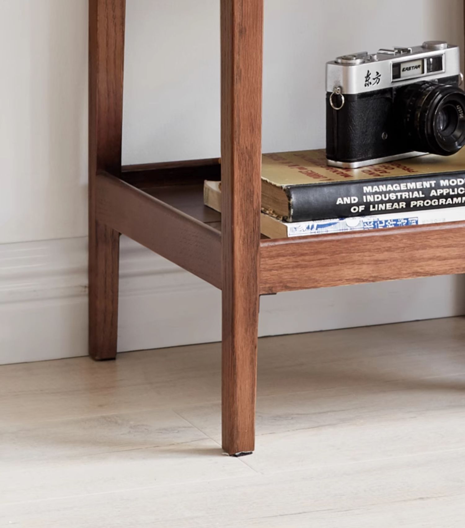 Oak, black walnut solid wood side cabinet