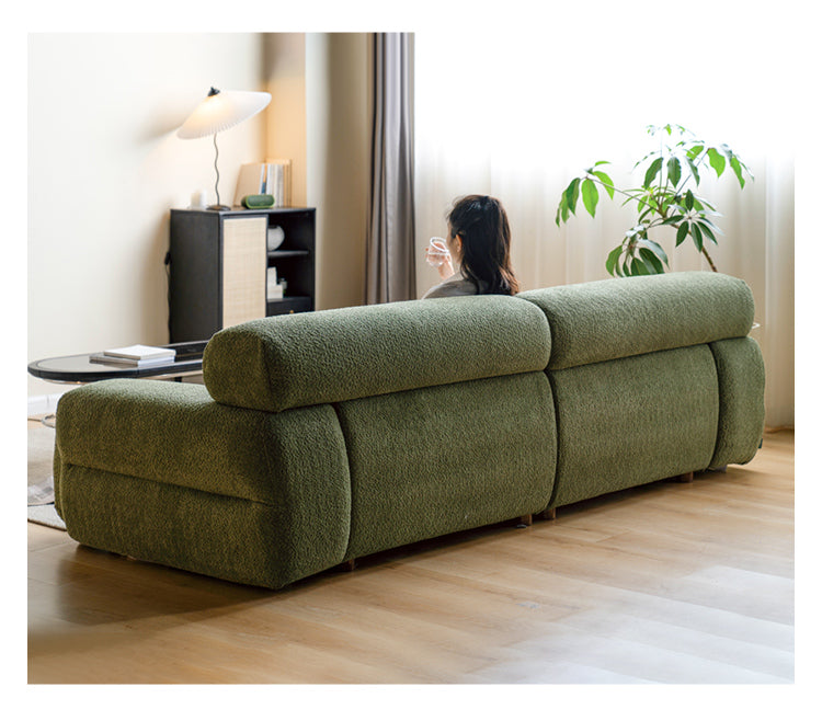 Fabric Modular Lambskin Sofa